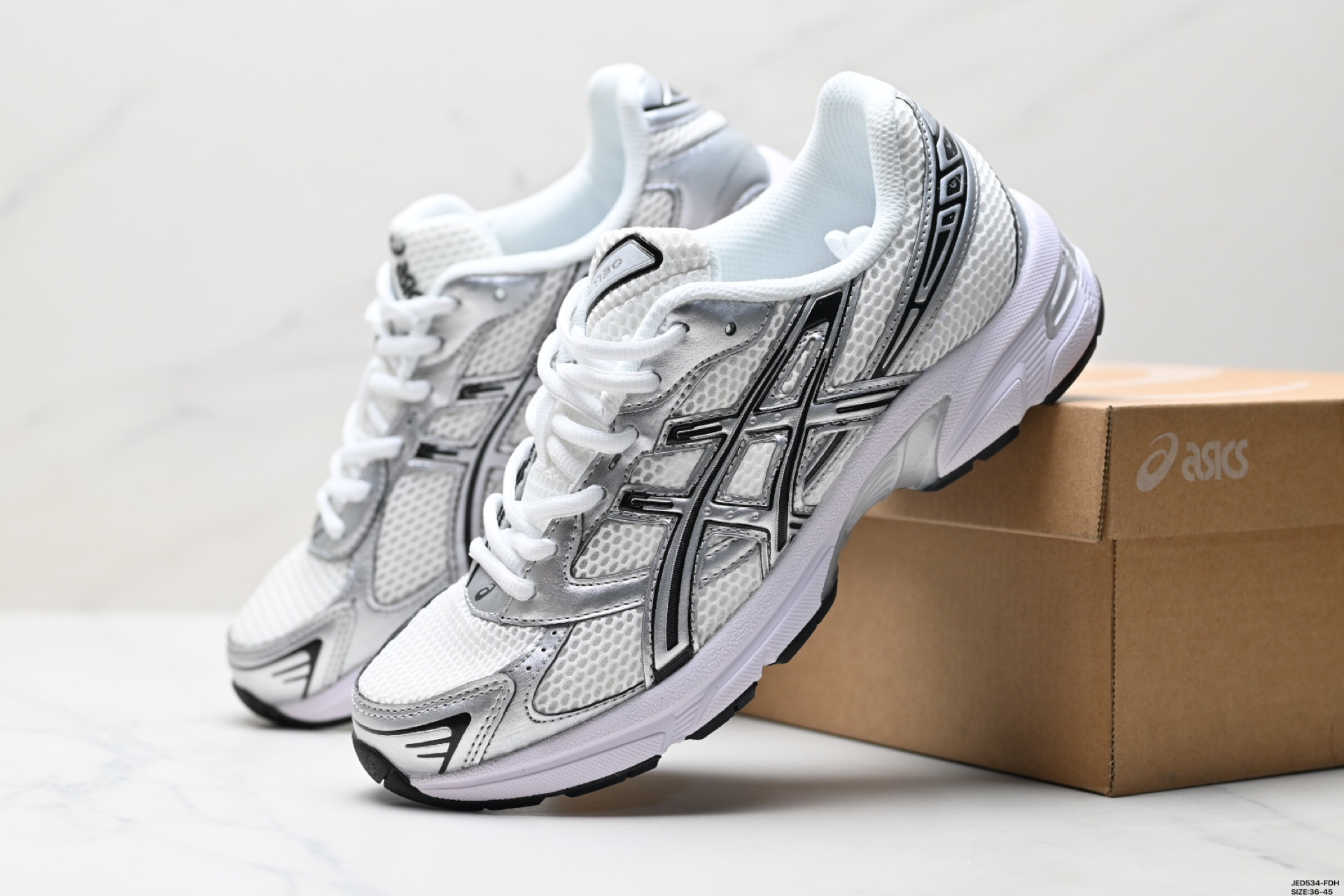 ASICS GEL-1130 White/Silver Running Shoes - Retro, Cushioned, Breathable 9 i1746549305403 8941 0 7
