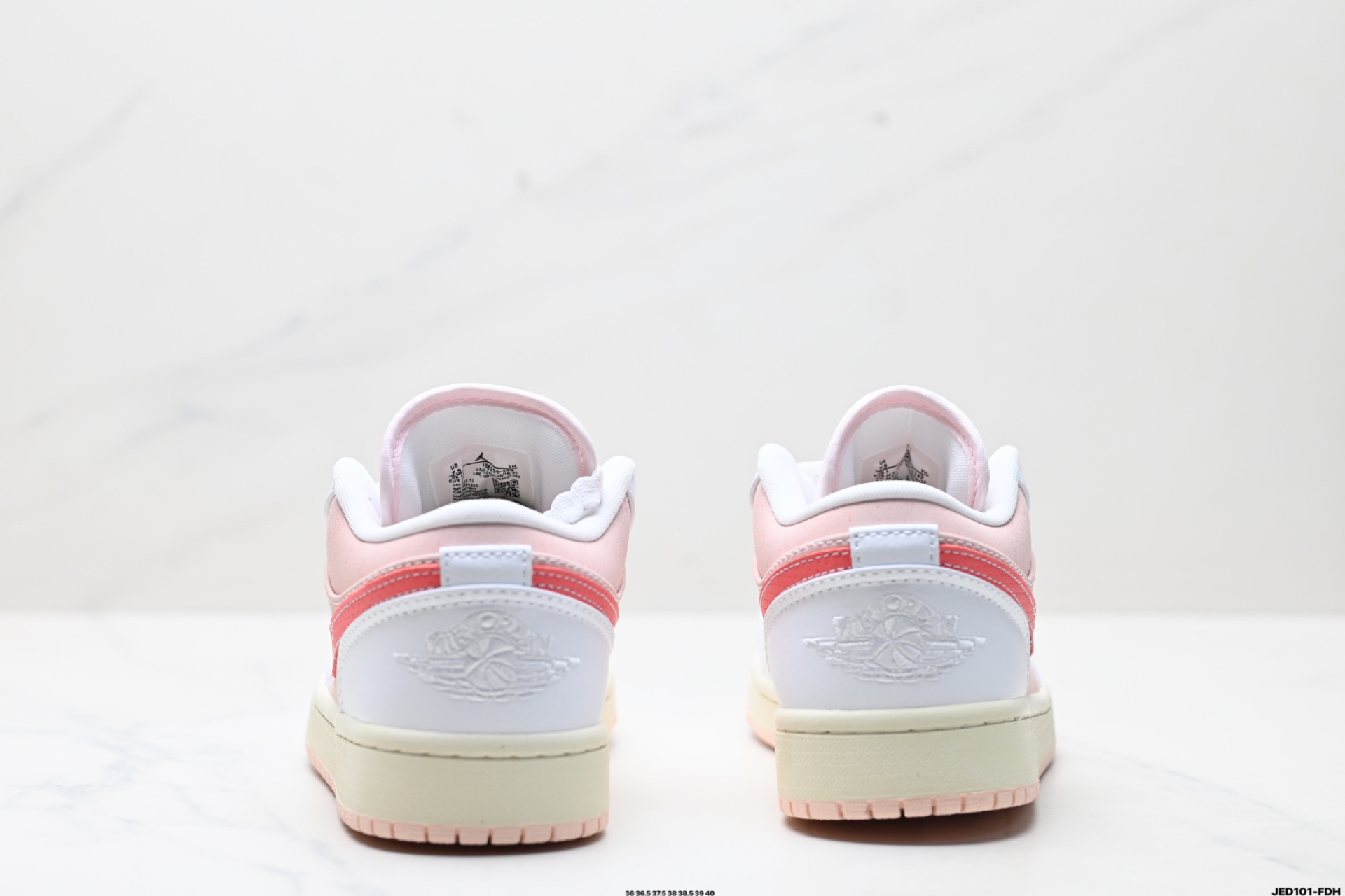 Air Jordan 1 Low Casual Sneakers - Pink/Coral, Women's Classic Style 7 i1746549511748 8628 0 5