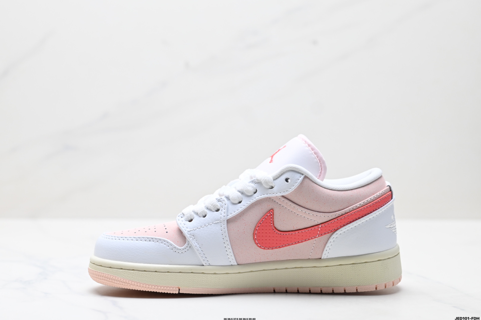 Air Jordan 1 Low Casual Sneakers - Pink/Coral, Women's Classic Style 4 i1746549511748 9321 0 2