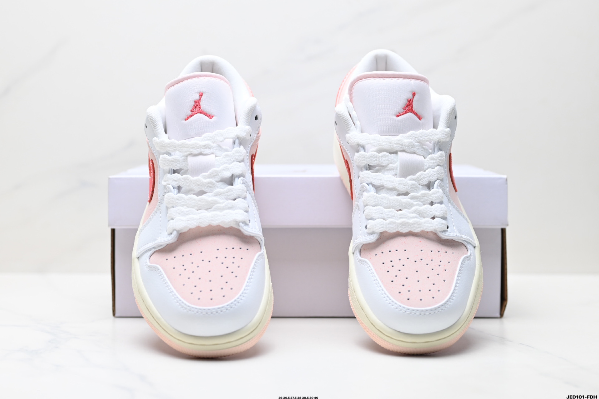 Air Jordan 1 Low Casual Sneakers - Pink/Coral, Women's Classic Style 8 i1746549513016 2758 0 6