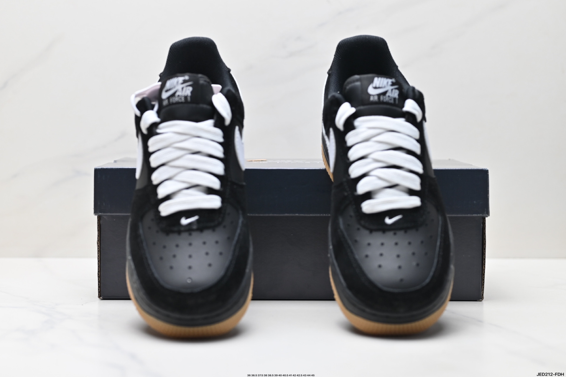 Nike Air Force 1 '07: Black & White Low-Top Sneakers - Casual & Stylish 8 i1746549840256 9285 0 6