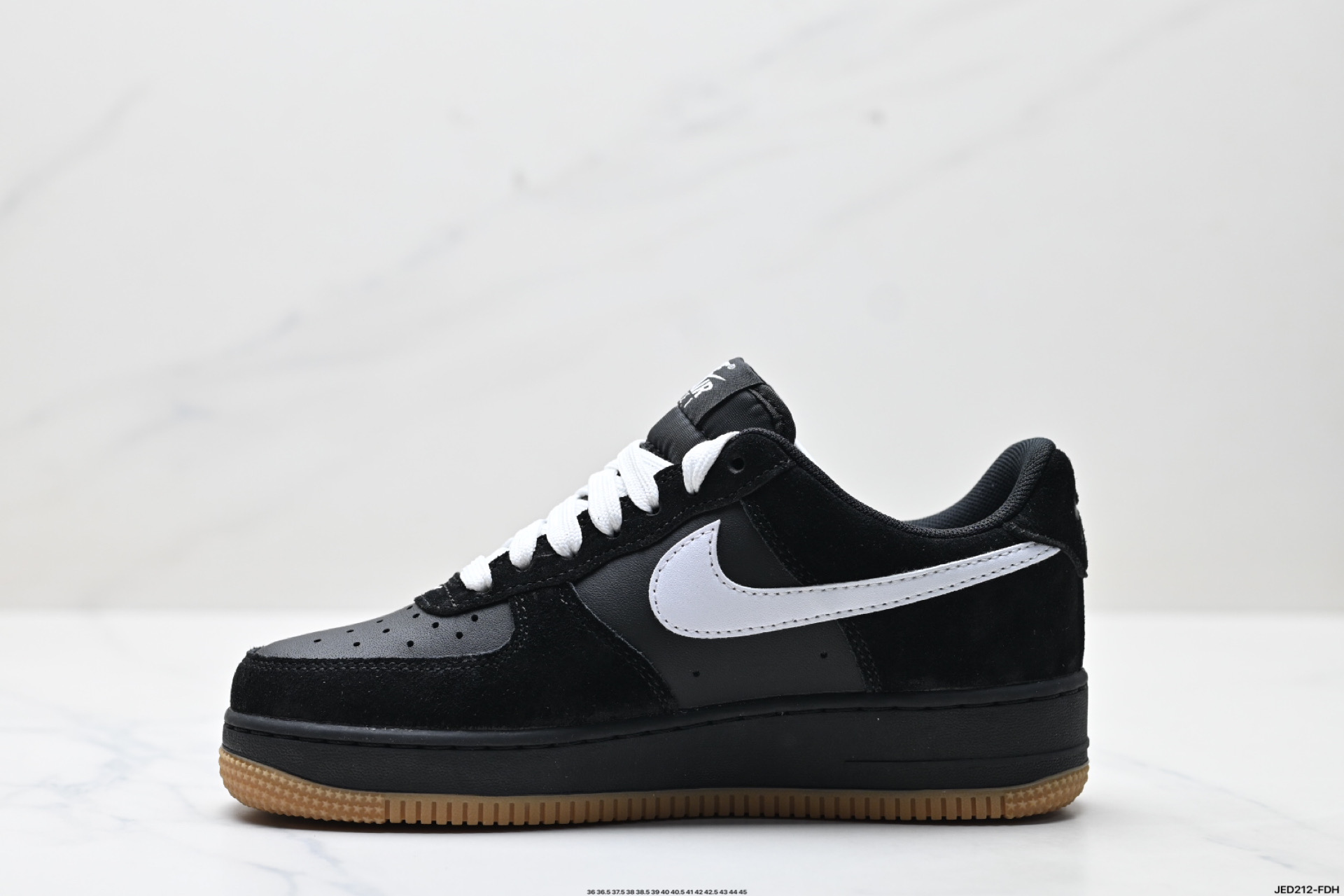 Nike Air Force 1 '07: Black & White Low-Top Sneakers - Casual & Stylish 4 i1746549840257 8078 0 2