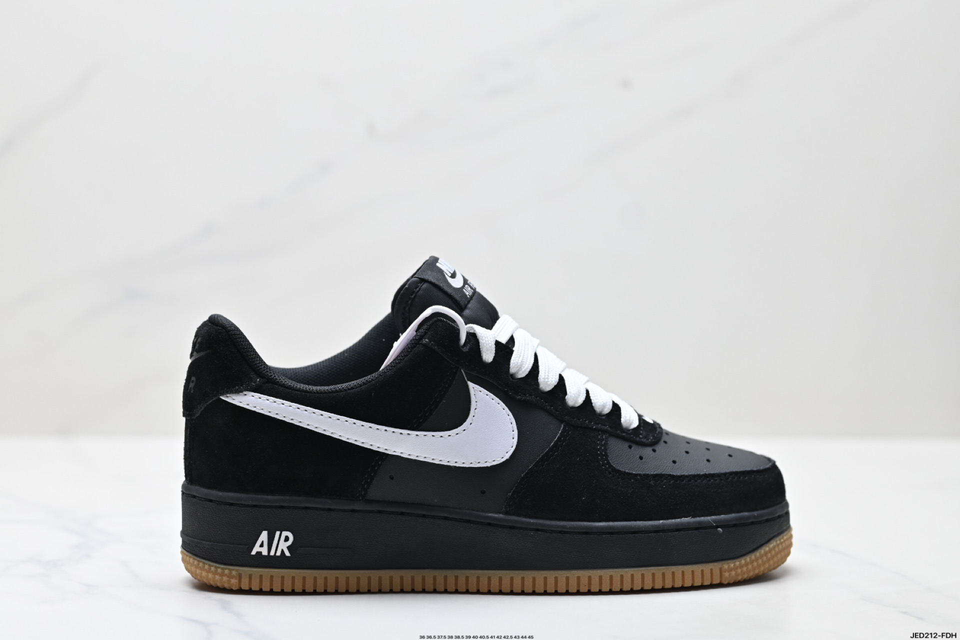 Nike Air Force 1 '07: Black & White Low-Top Sneakers - Casual & Stylish 2 i1746549840257 9810 0 0
