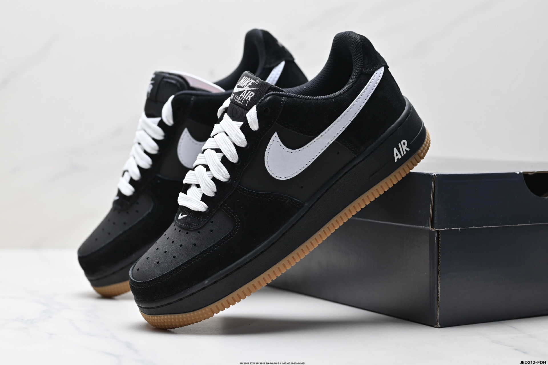 Nike Air Force 1 '07: Black & White Low-Top Sneakers - Casual & Stylish 9 i1746549840258 7385 0 7