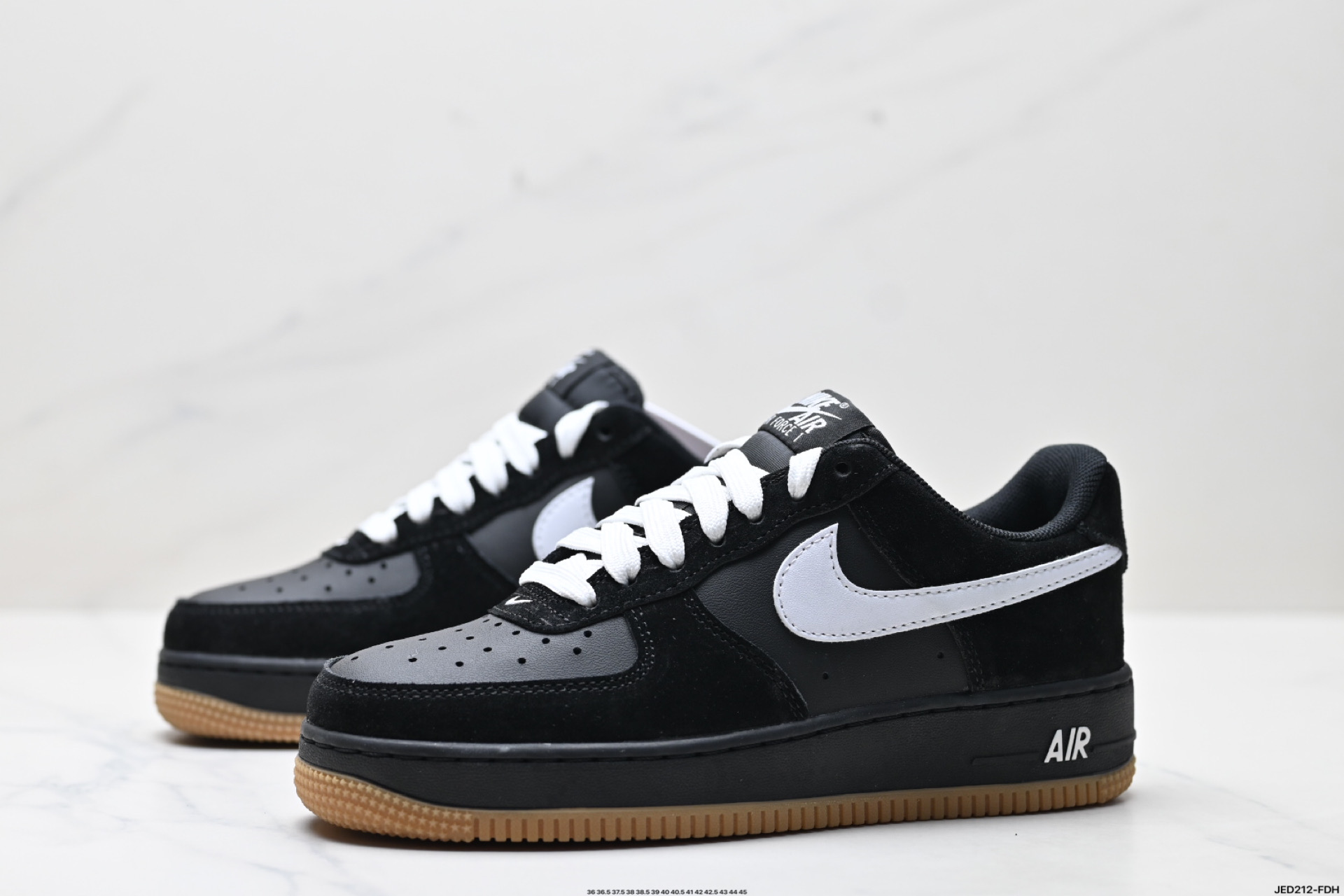 Nike Air Force 1 '07: Black & White Low-Top Sneakers - Casual & Stylish 5 i1746549841792 3170 0 3