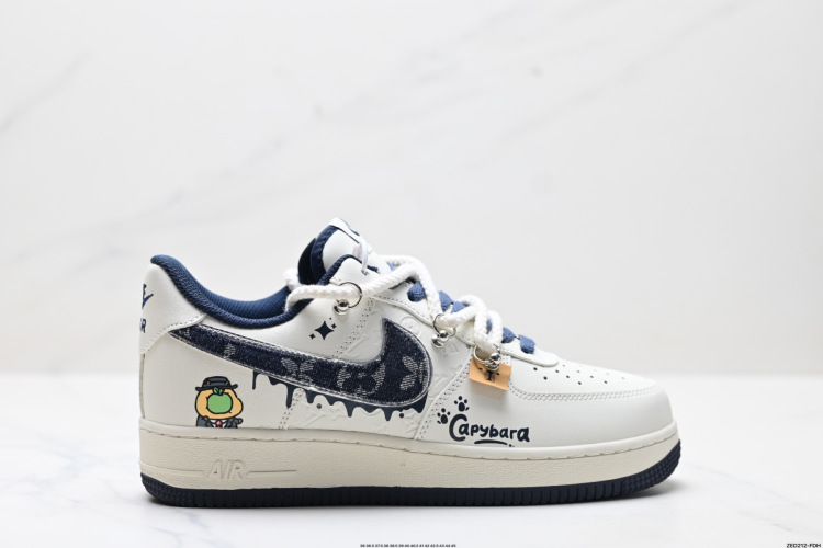 Nike Air Force 1 '07 Custom Low-Top Sneakers - Limited Edition Design 1 Nike Air Force 1 ’07 Custom Low-Top Sneakers – Limited Edition Design