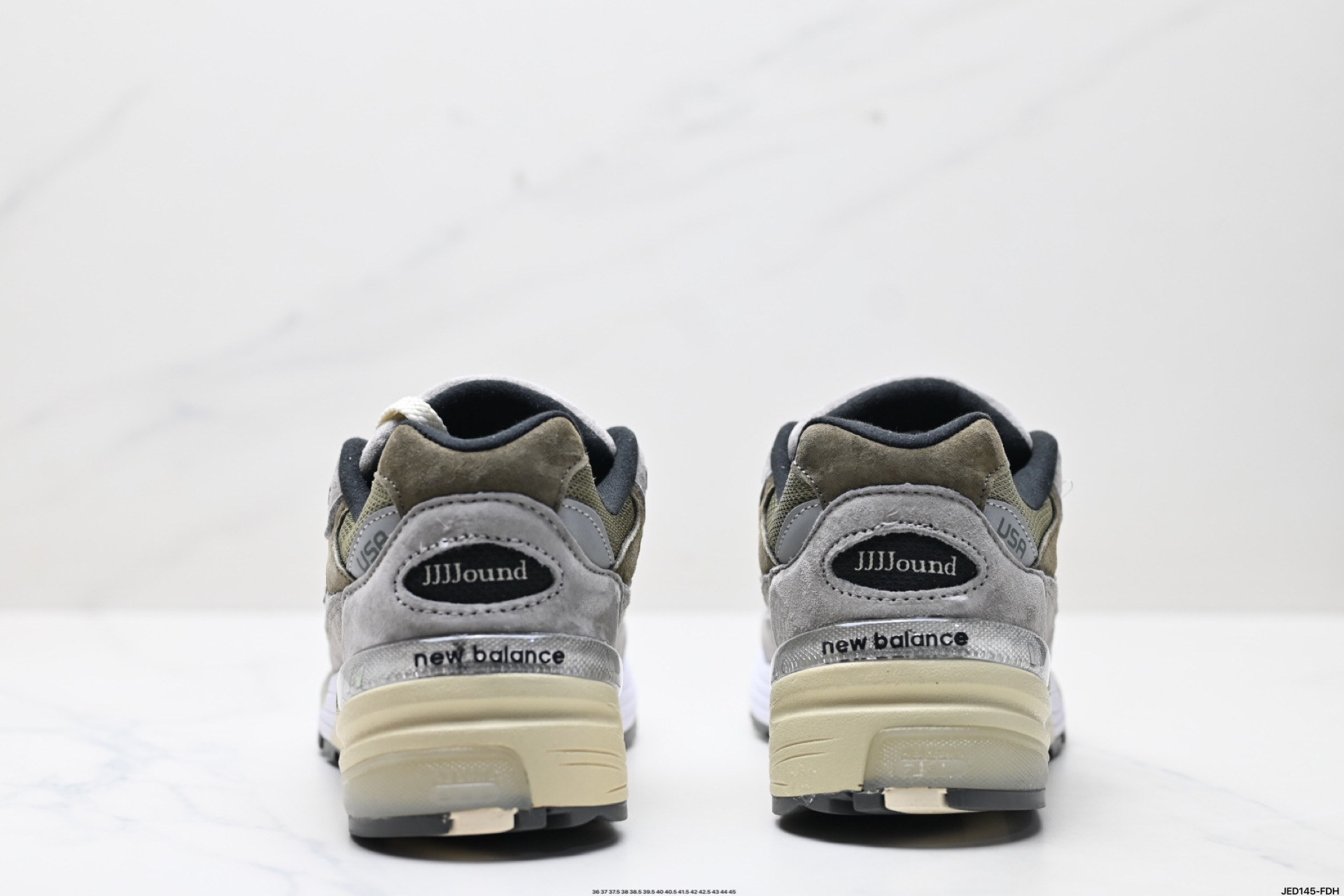 New Balance Jound 992 Retro Sneakers - Pig Leather & Fabric Upper 7 i1746550215400 5625 0 5