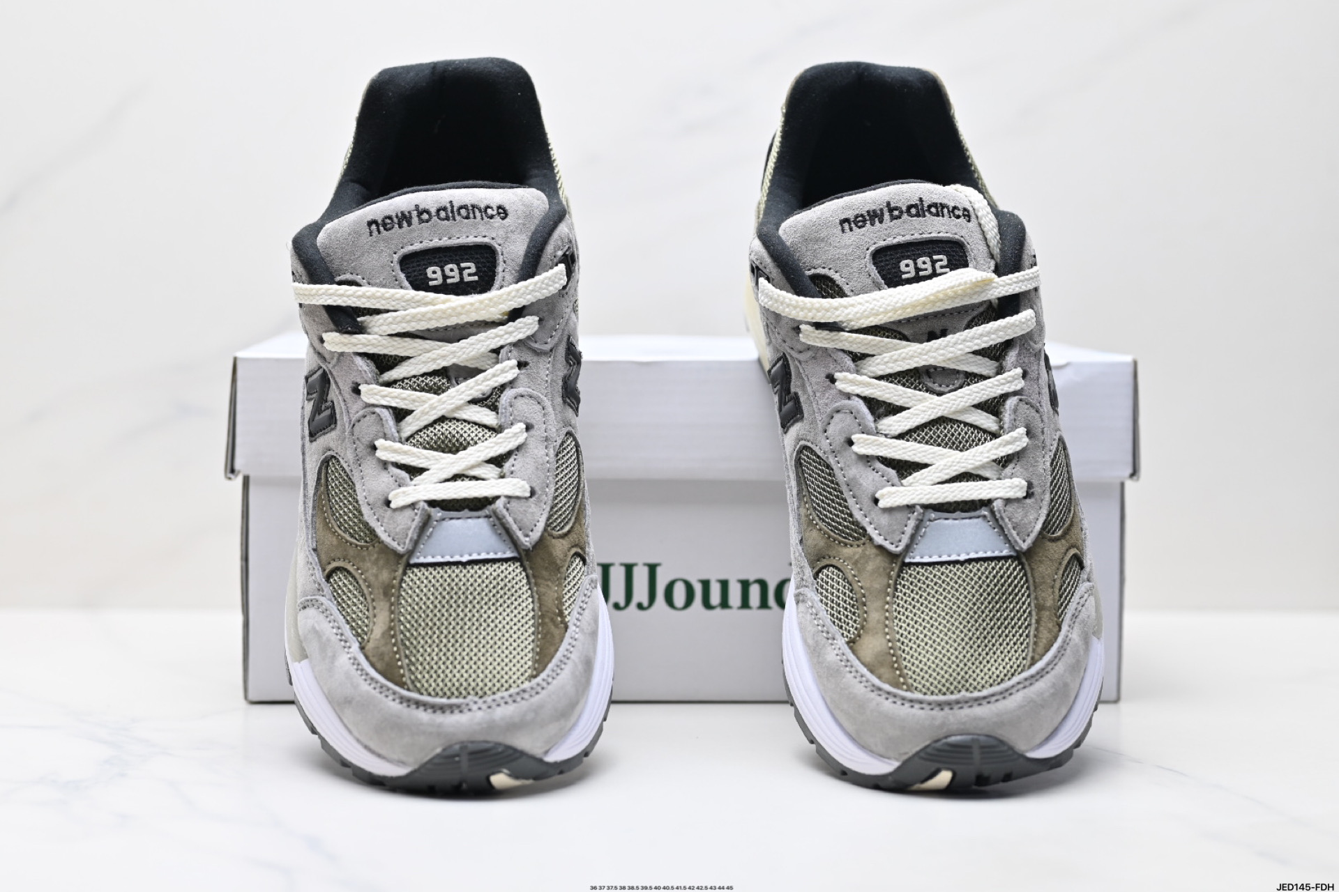 New Balance Jound 992 Retro Sneakers - Pig Leather & Fabric Upper 8 i1746550216932 3512 0 6