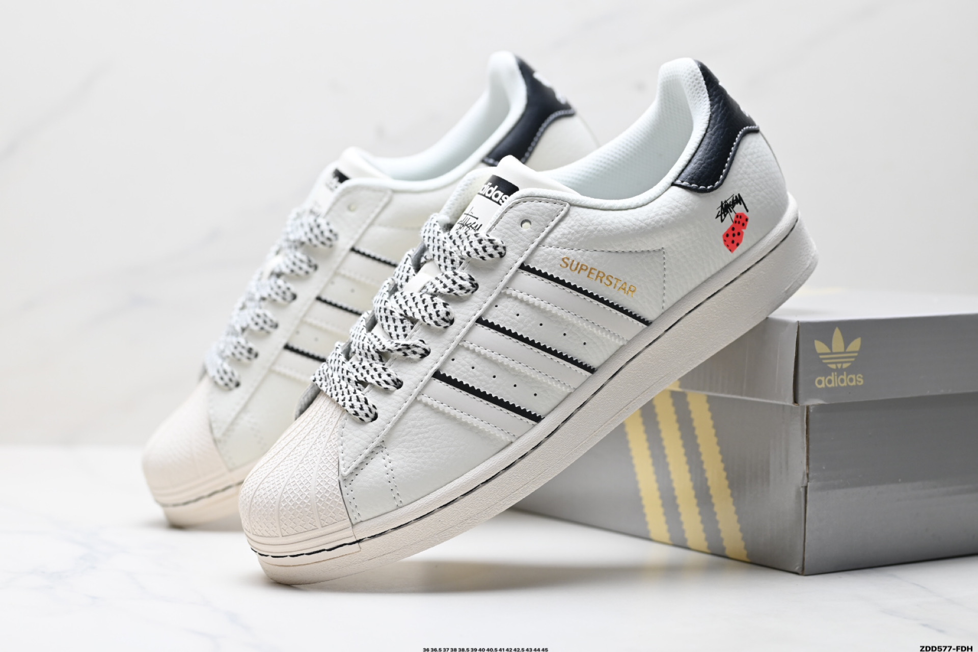 Adidas Originals Superstar DIY Zapatillas Clásicas de Moda para Hombre y Mujer 4 i1746550694707 5327 0 7