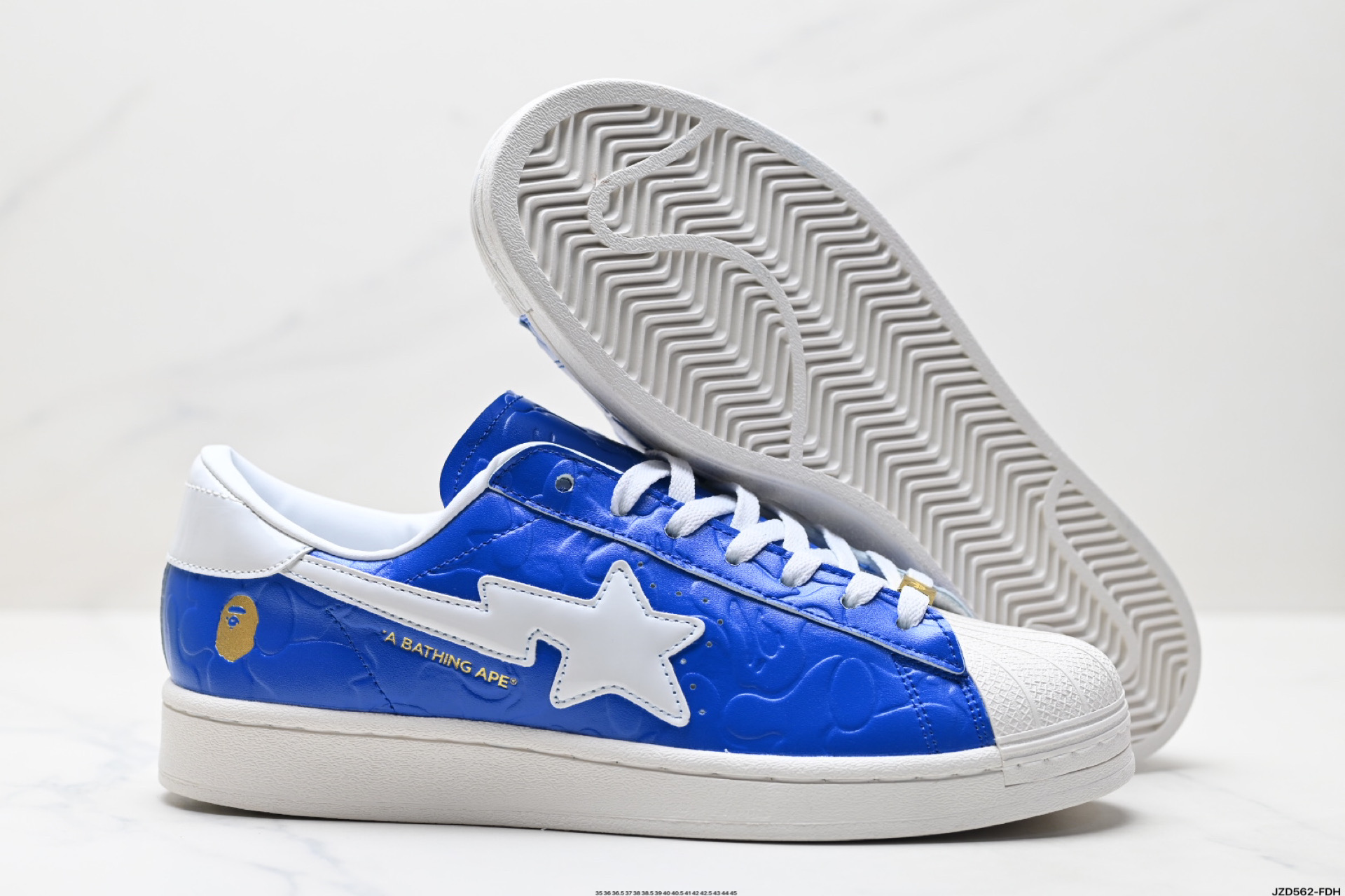 BAPE x Adidas Superstar Camo Blue Sneakers - Limited Edition Style 4 i1746550829790 9182 0 4