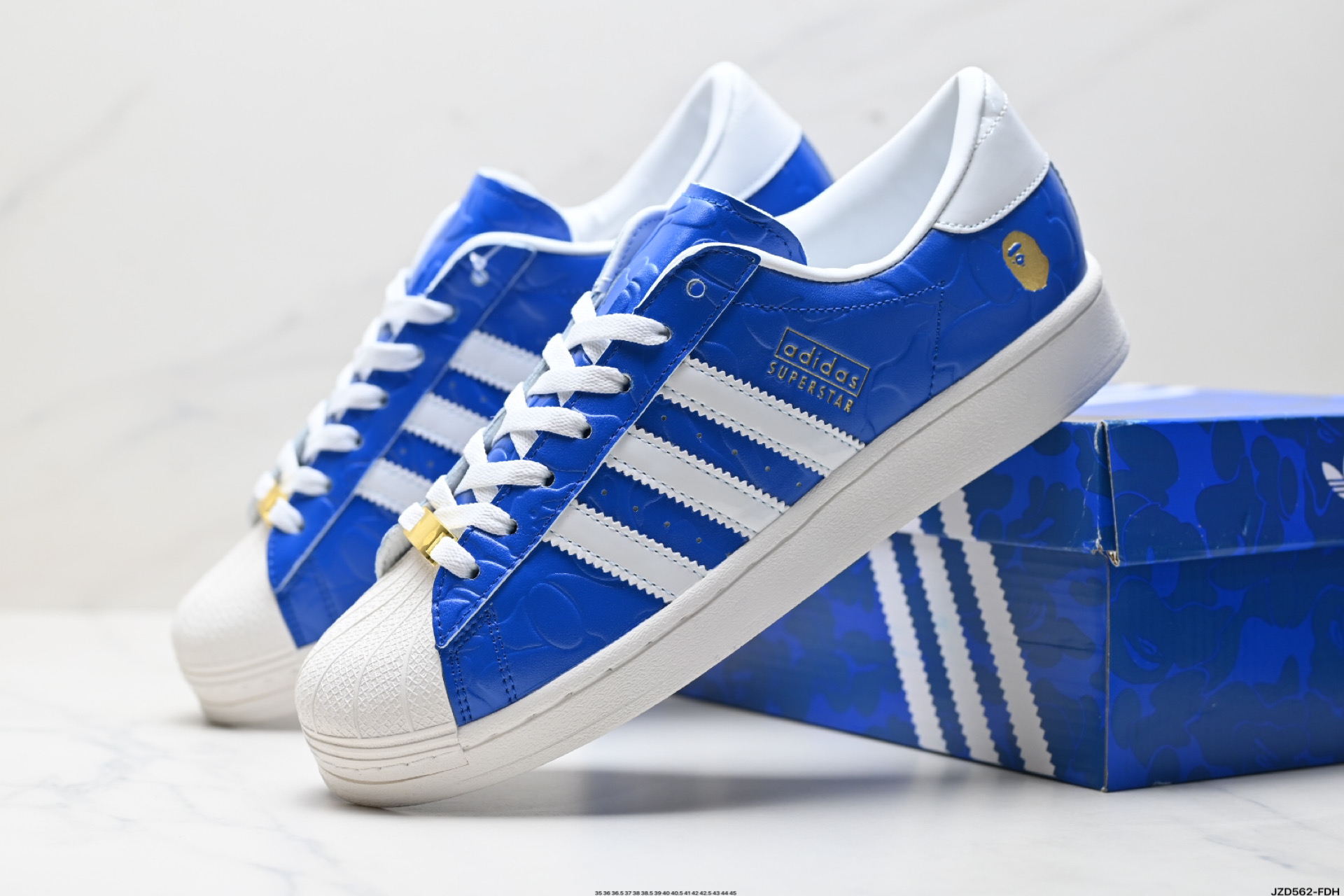 BAPE x Adidas Superstar Camo Blue Sneakers - Limited Edition Style 3 i1746550831396 4886 0 7