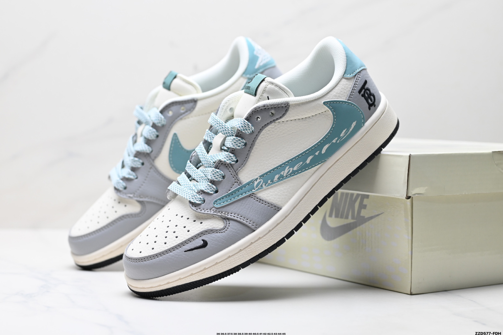 260 AJ1倒勾Travis Scott x Air Jordan 1 ” Reverse Mocha “ AJ1乔1 TS 闪电 联名倒钩 低帮文化篮球鞋 XF8698-072