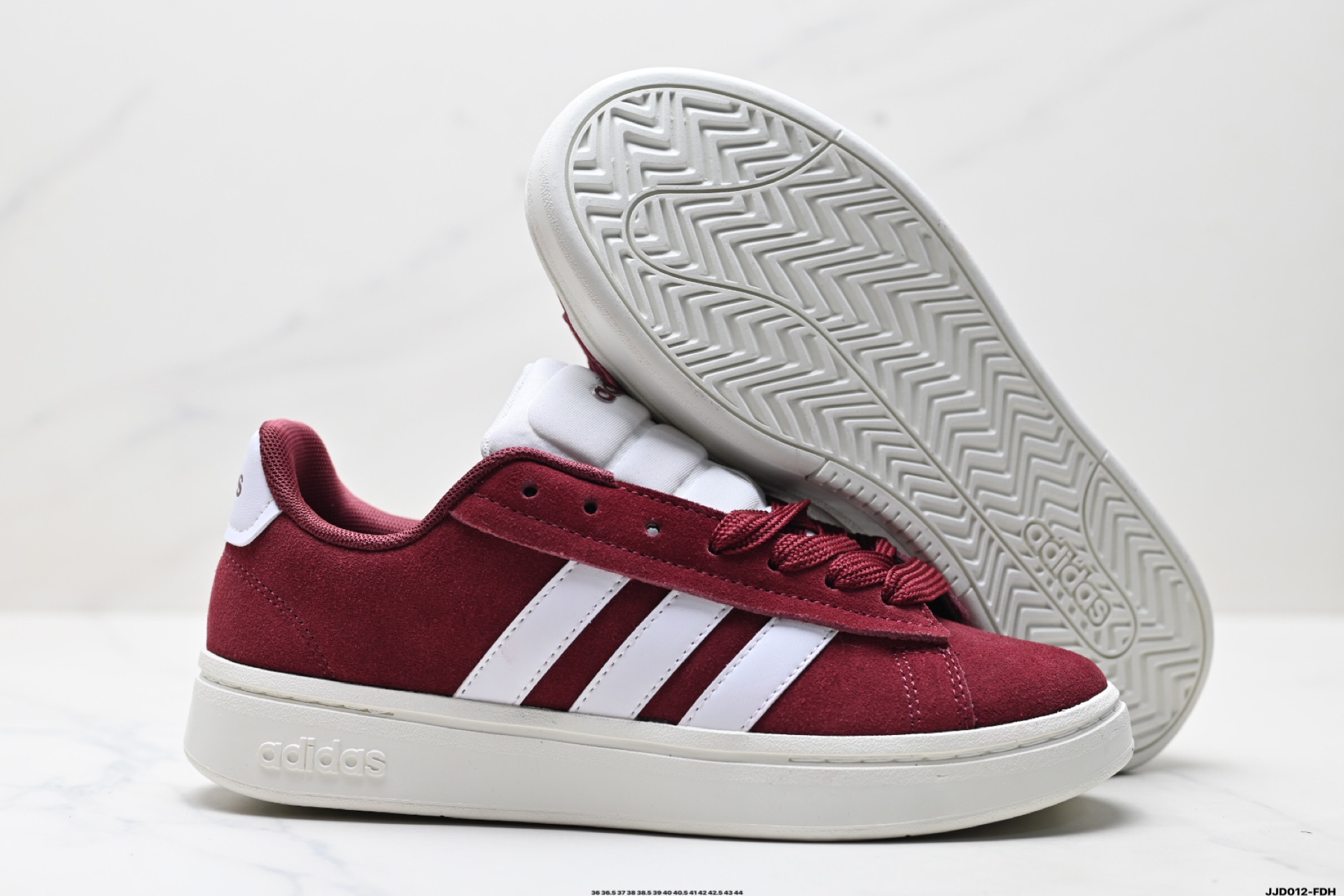 Adidas Neo Grand Courtbeat Alpha 00S Maroon Casual Low Top Sneakers 6 i1746550871663 6803 0 4