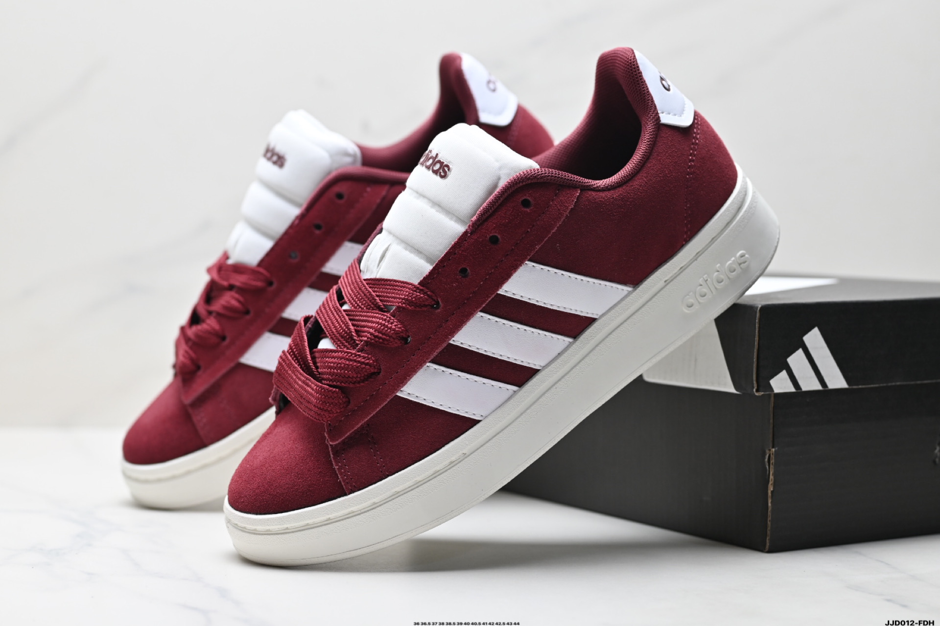 Adidas Neo Grand Courtbeat Alpha 00S Maroon Casual Low Top Sneakers 9 i1746550871663 9478 0 7