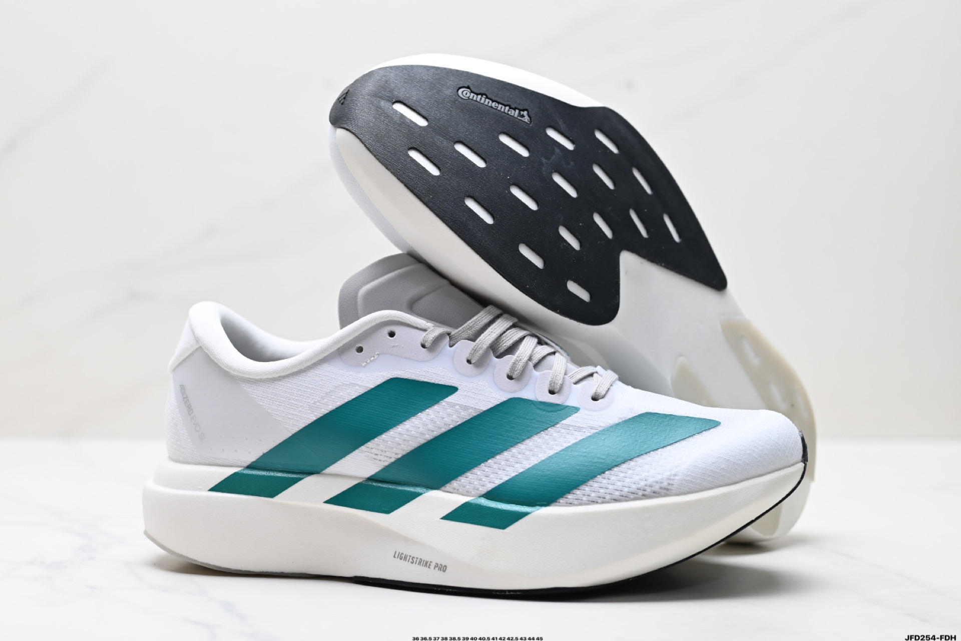 Adidas Adizero Evo SL White/Green Running Shoe - Low Top, Comfortable, Durable 6 i1746550950652 9522 0 4