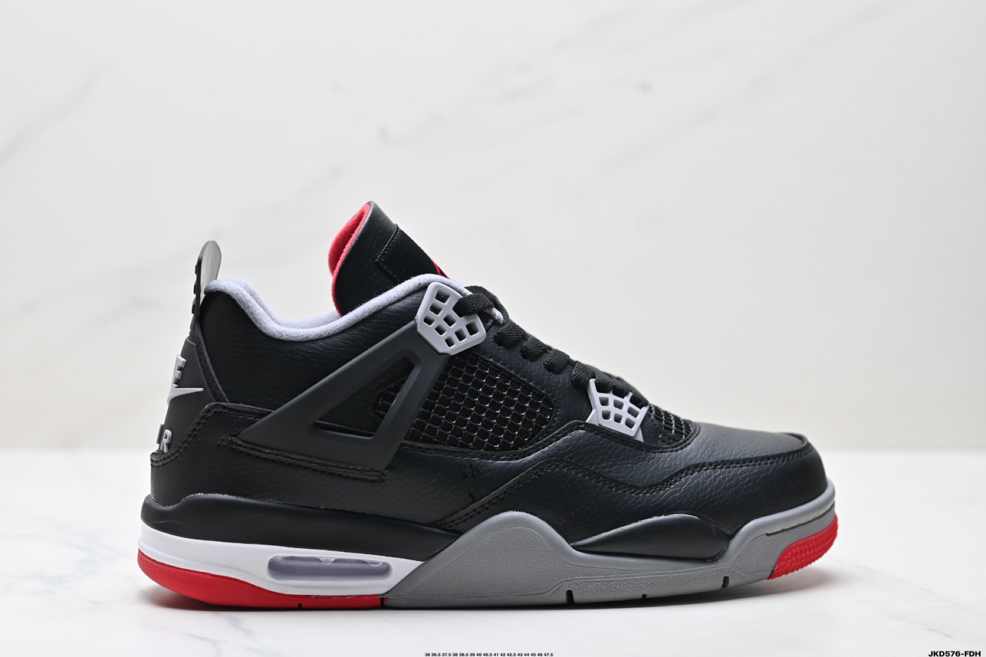 Nike Air Jordan 4 Retro Basketball Shoes - FV5029-006 - Black/Grey/Red 2 i1746551142947 2871 0 0