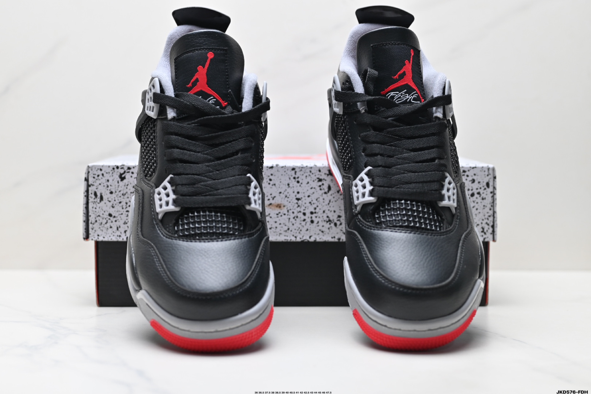 Nike Air Jordan 4 Retro Basketball Shoes - FV5029-006 - Black/Grey/Red 8 i1746551144240 7961 0 6