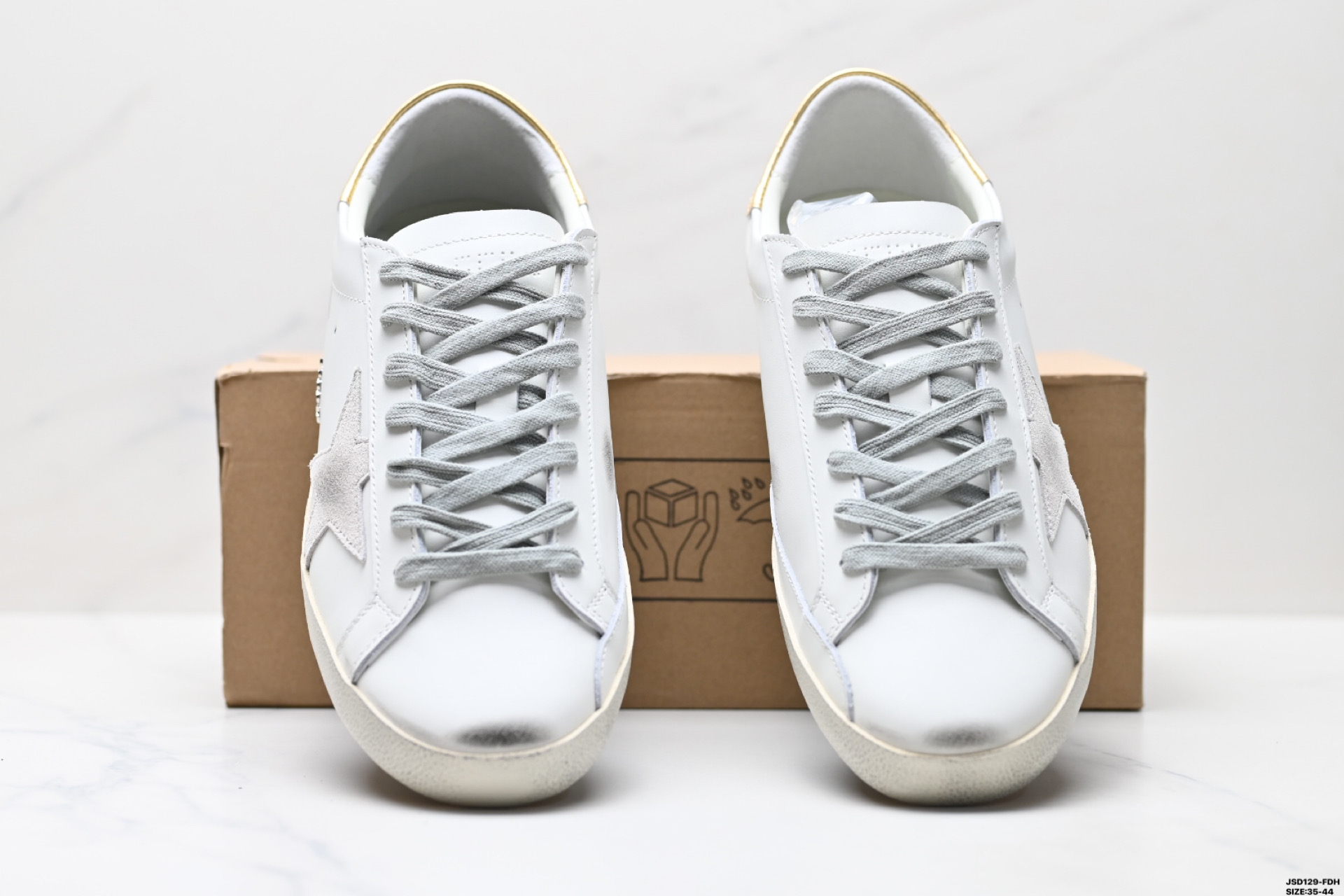 Golden Goose Super Star Zapatillas Deportivas de Cuero Blancas para Mujer 8 i1746551187100 718 0 6