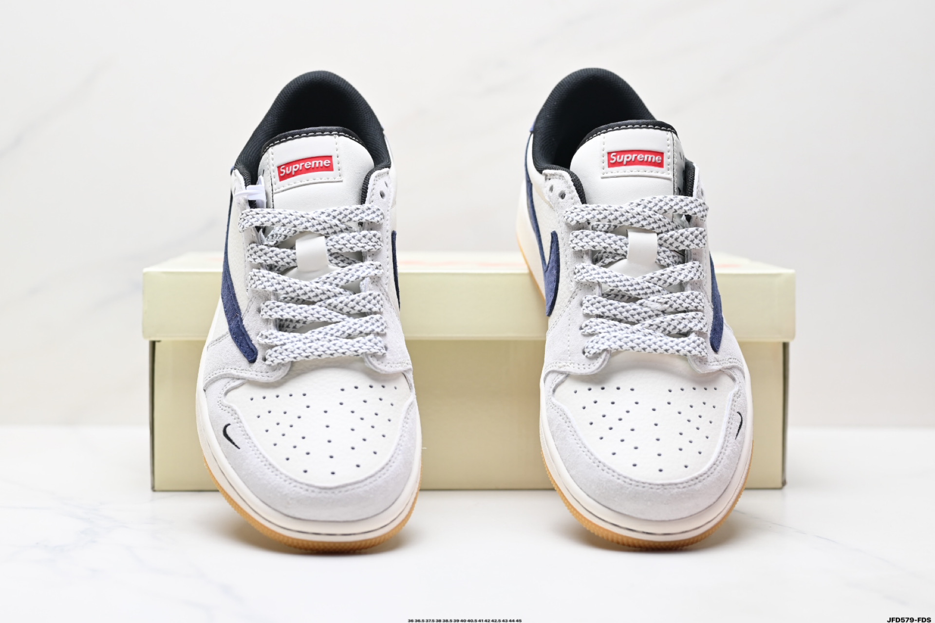 Air Jordan 1 Low Travis Scott Reverse Mocha Supreme Custom Sneakers 8 i1746632036589 892 0 6