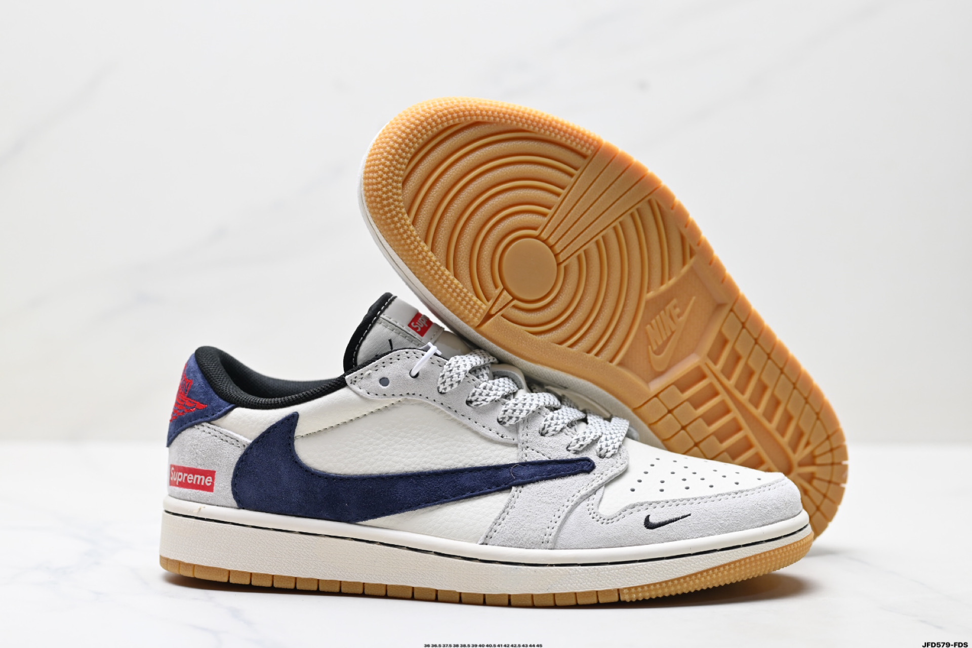 Air Jordan 1 Low Travis Scott Reverse Mocha Supreme Custom Sneakers 6 i1746632036946 1634 0 4