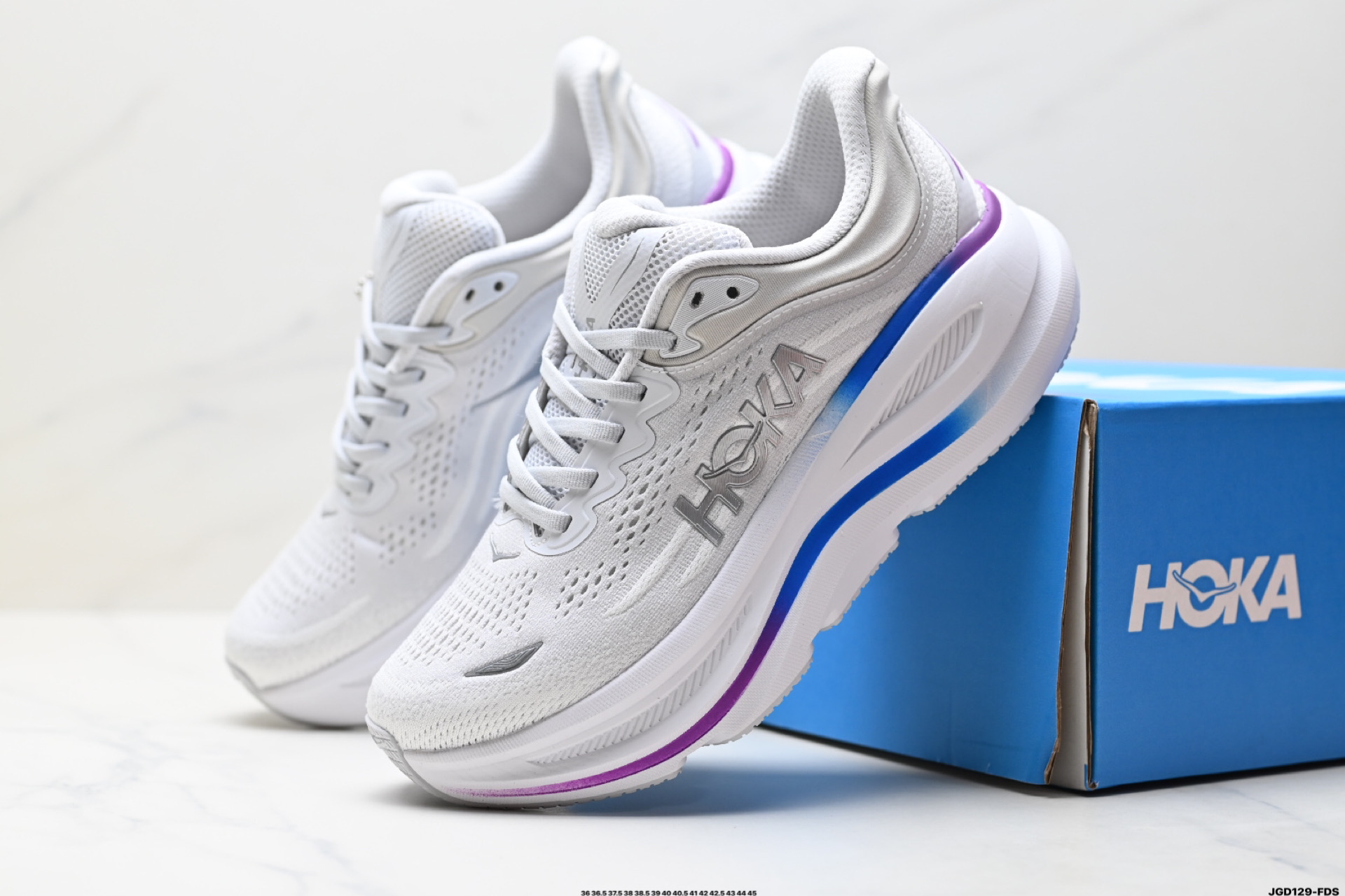 190 HOKA ONE ONE Bondi 9 复古舒适防滑耐磨 低帮 山地户外跑步鞋 1162012