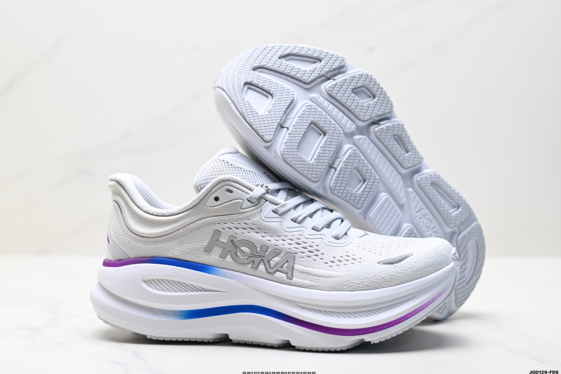 190 HOKA ONE ONE Bondi 9 复古舒适防滑耐磨 低帮 山地户外跑步鞋 1162012
