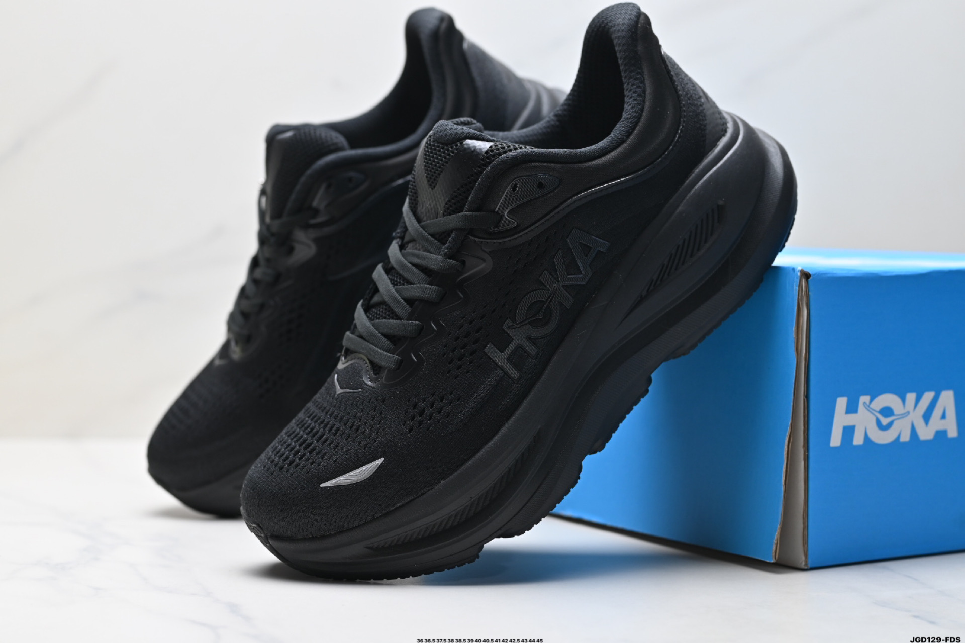 190 HOKA ONE ONE Bondi 9 复古舒适防滑耐磨 低帮 山地户外跑步鞋 1162012