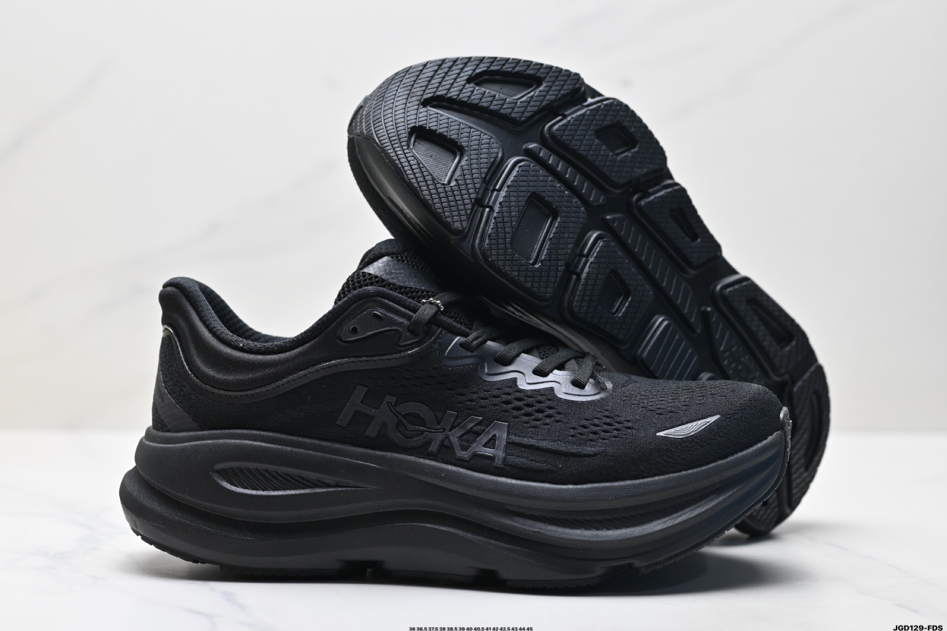 190 HOKA ONE ONE Bondi 9 复古舒适防滑耐磨 低帮 山地户外跑步鞋 1162012