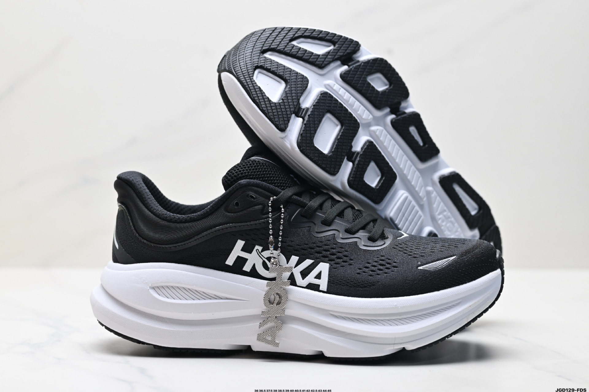 190 HOKA ONE ONE Bondi 9 复古舒适防滑耐磨 低帮 山地户外跑步鞋 1162012