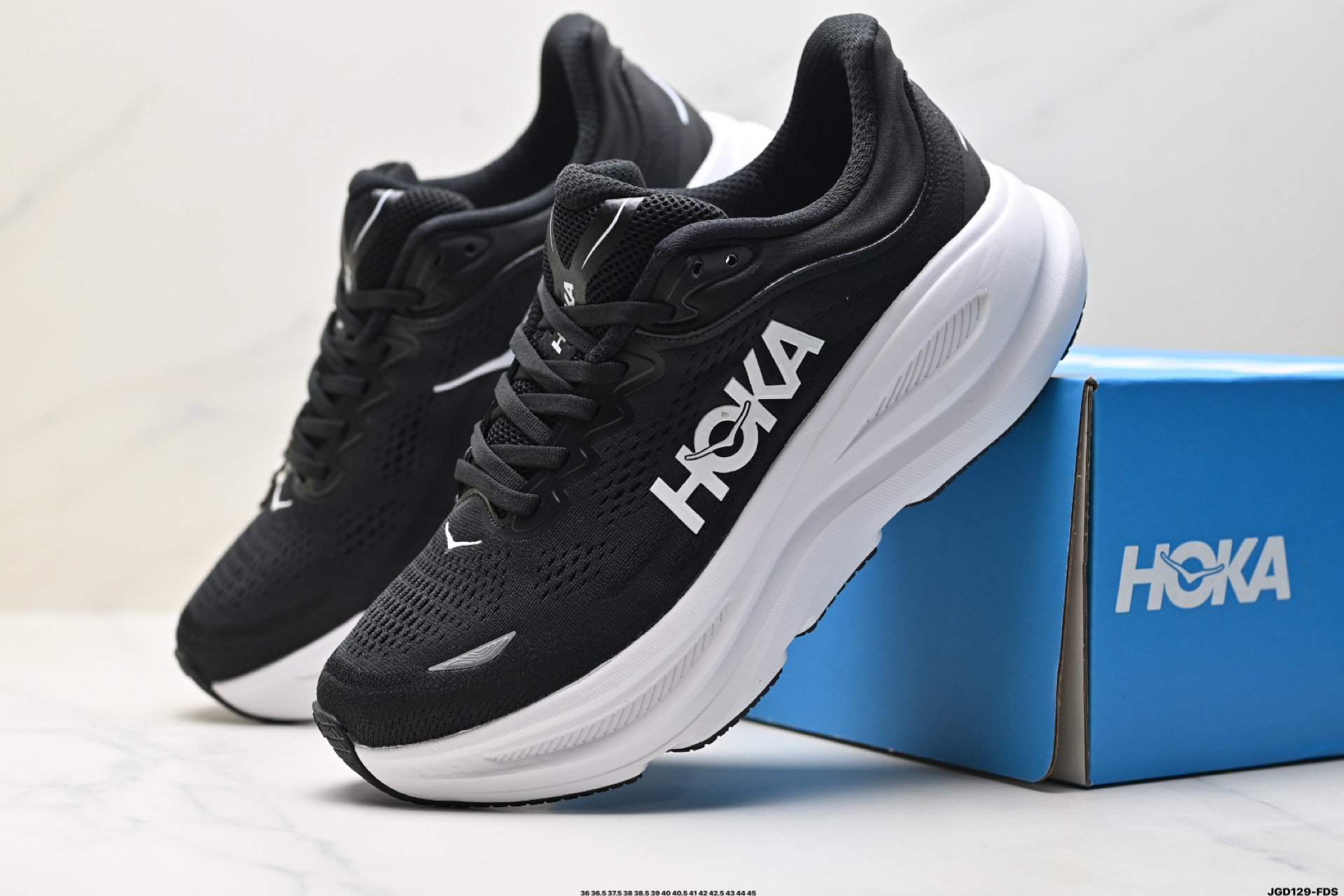 190 HOKA ONE ONE Bondi 9 复古舒适防滑耐磨 低帮 山地户外跑步鞋 1162012