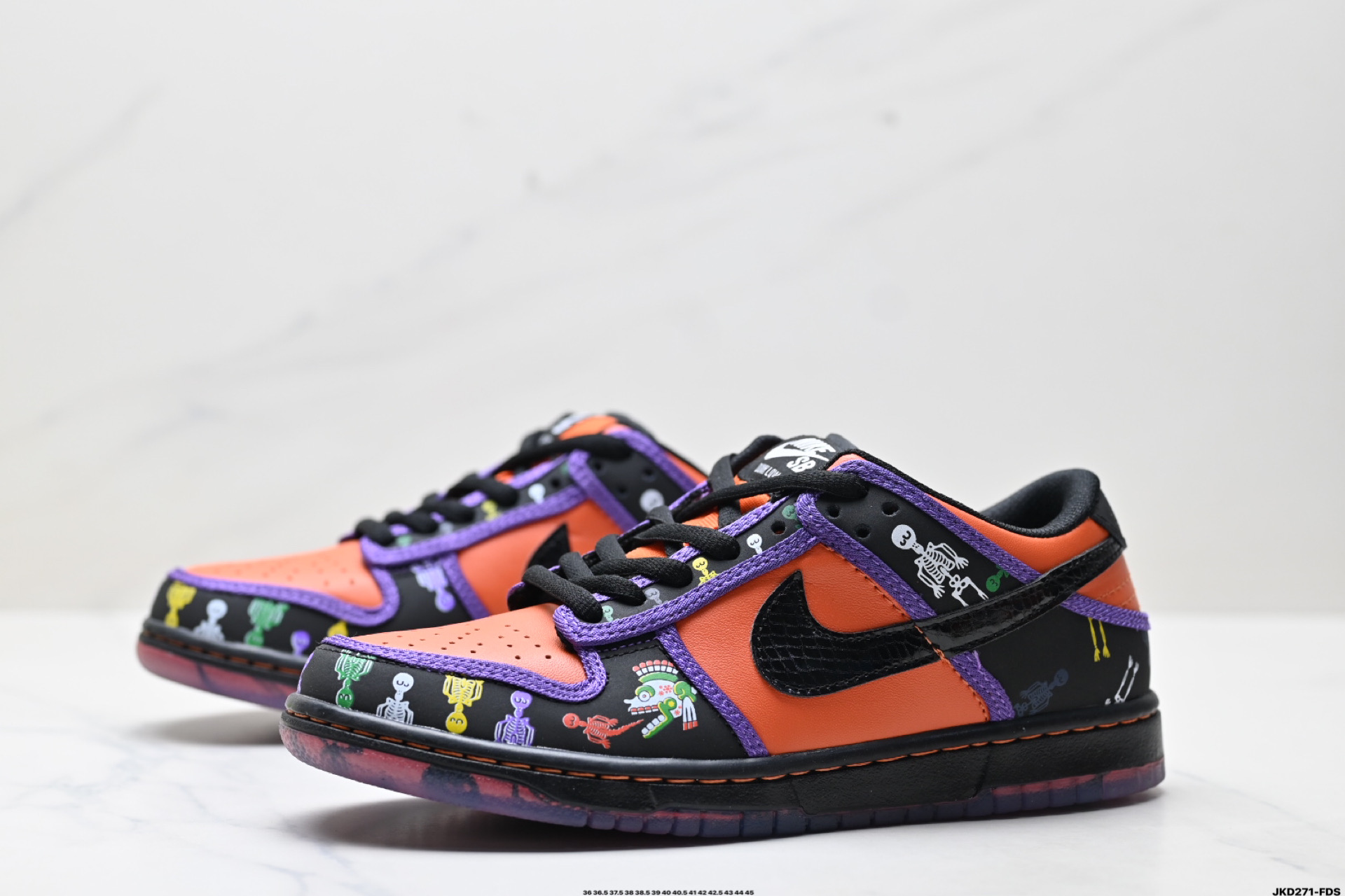 Nike Dunk Low 'Day of the Dead' Retro Low-Top Skateboarding Shoes 5 i1746632501236 6201 0 3