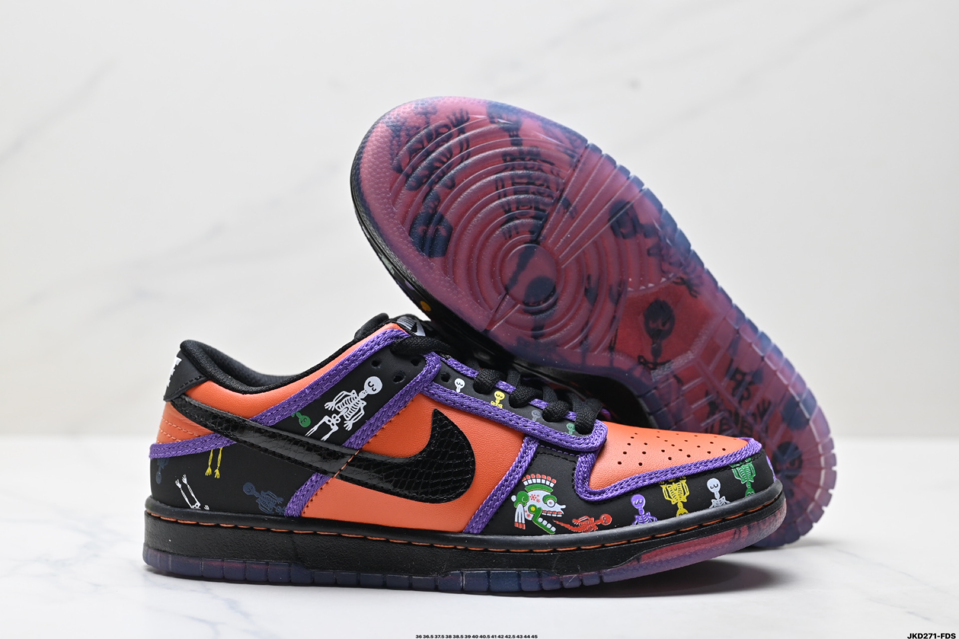 Nike Dunk Low 'Day of the Dead' Retro Low-Top Skateboarding Shoes 6 i1746632501237 9673 0 4