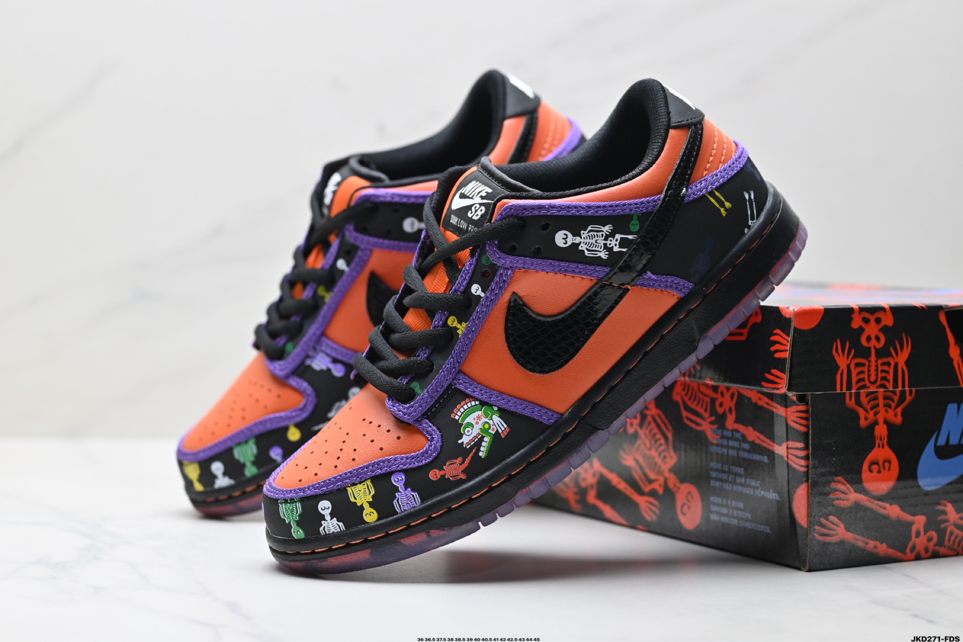 Nike Dunk Low 'Day of the Dead' Retro Low-Top Skateboarding Shoes 9 i1746632501238 253 0 7