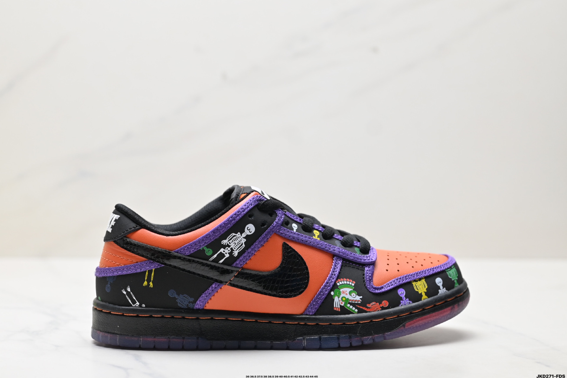 Nike Dunk Low 'Day of the Dead' Retro Low-Top Skateboarding Shoes 2 i1746632502244 6265 0 0