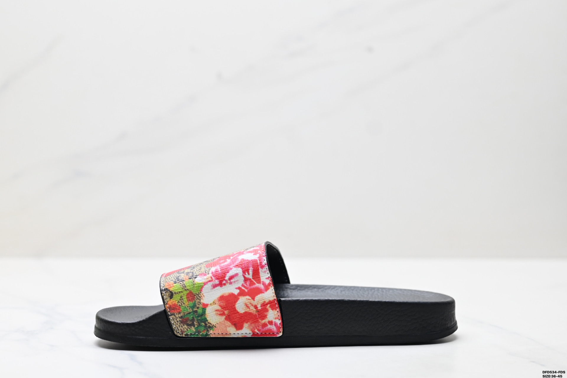 Gucci Leather Slide Sandal with Bow - Floral Print, Size 36-45 4 i1746635706292 1699 0 2