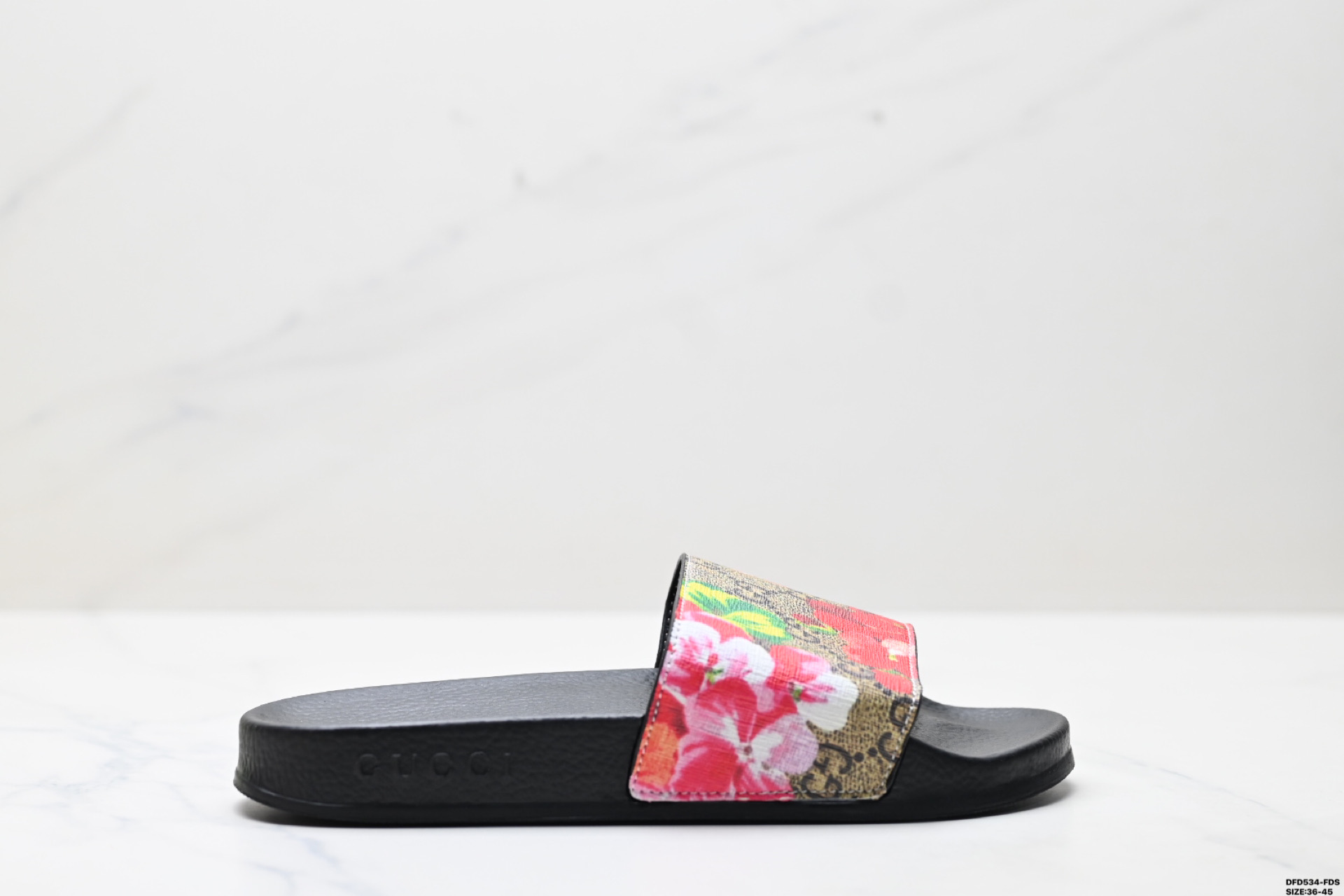 Gucci Leather Slide Sandal with Bow - Floral Print, Size 36-45 2 i1746635707794 3715 0 0