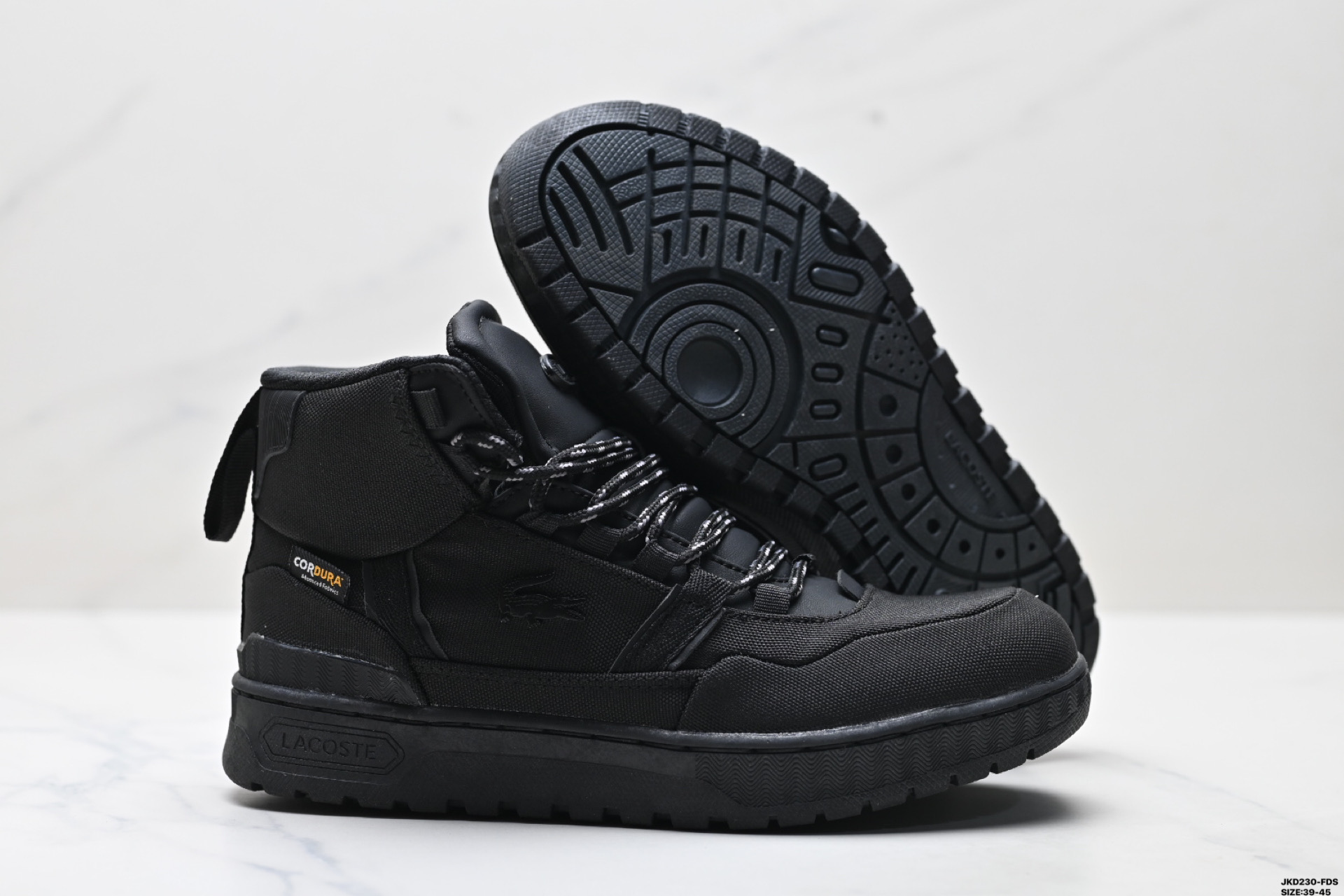 Lacoste Men's High-Top Textile Fashion Sneakers - Stylish & Comfortable 4 i1746635855893 1082 0 4