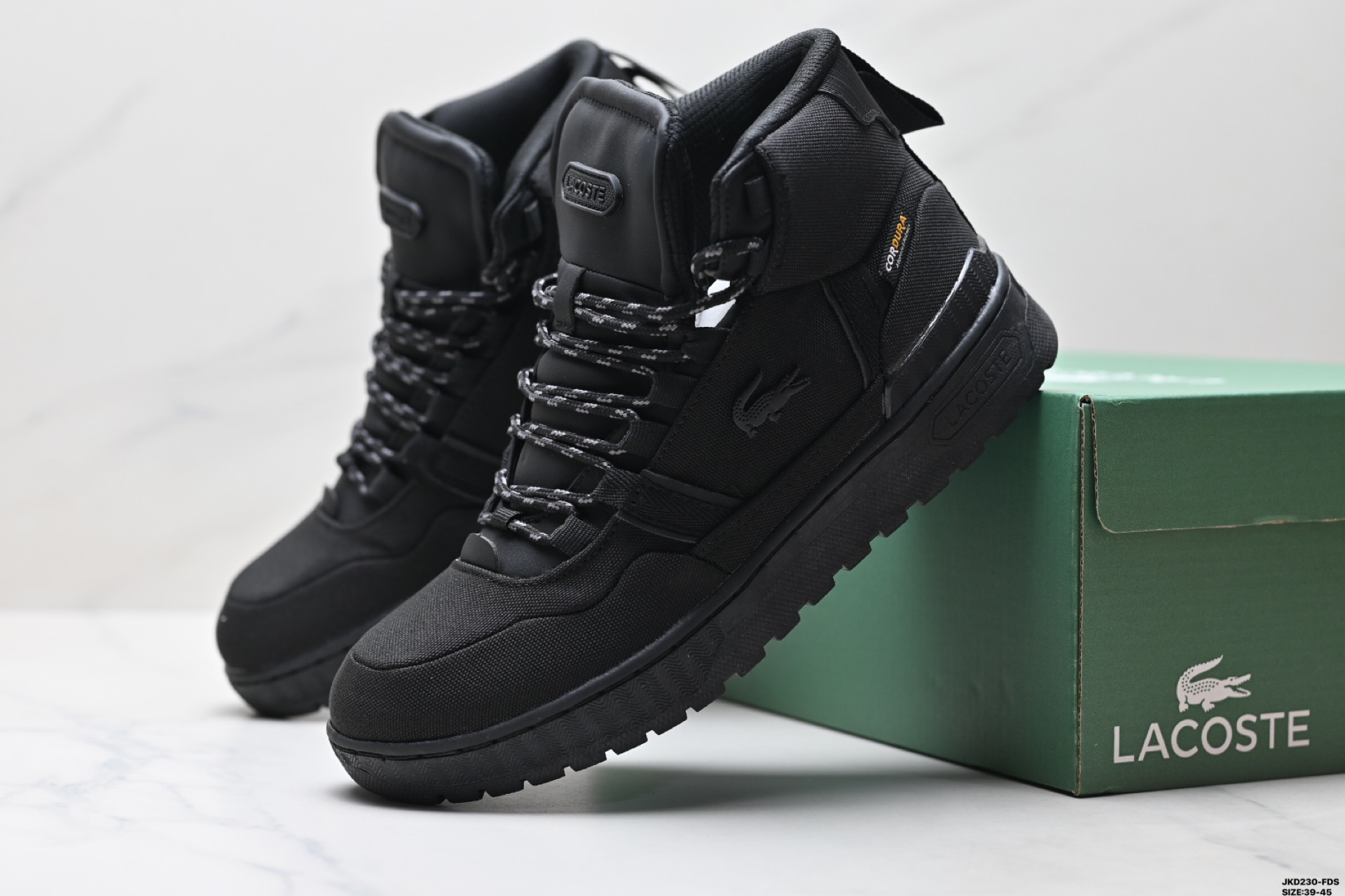 Lacoste Men's High-Top Textile Fashion Sneakers - Stylish & Comfortable 3 i1746635857276 8409 0 7