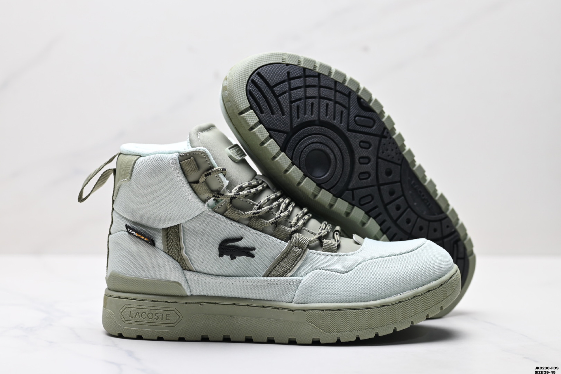 Lacoste Men's High-Top Textile Fashion Sneakers - Stylish & Comfortable 10 i1746635926985 2044 0 4