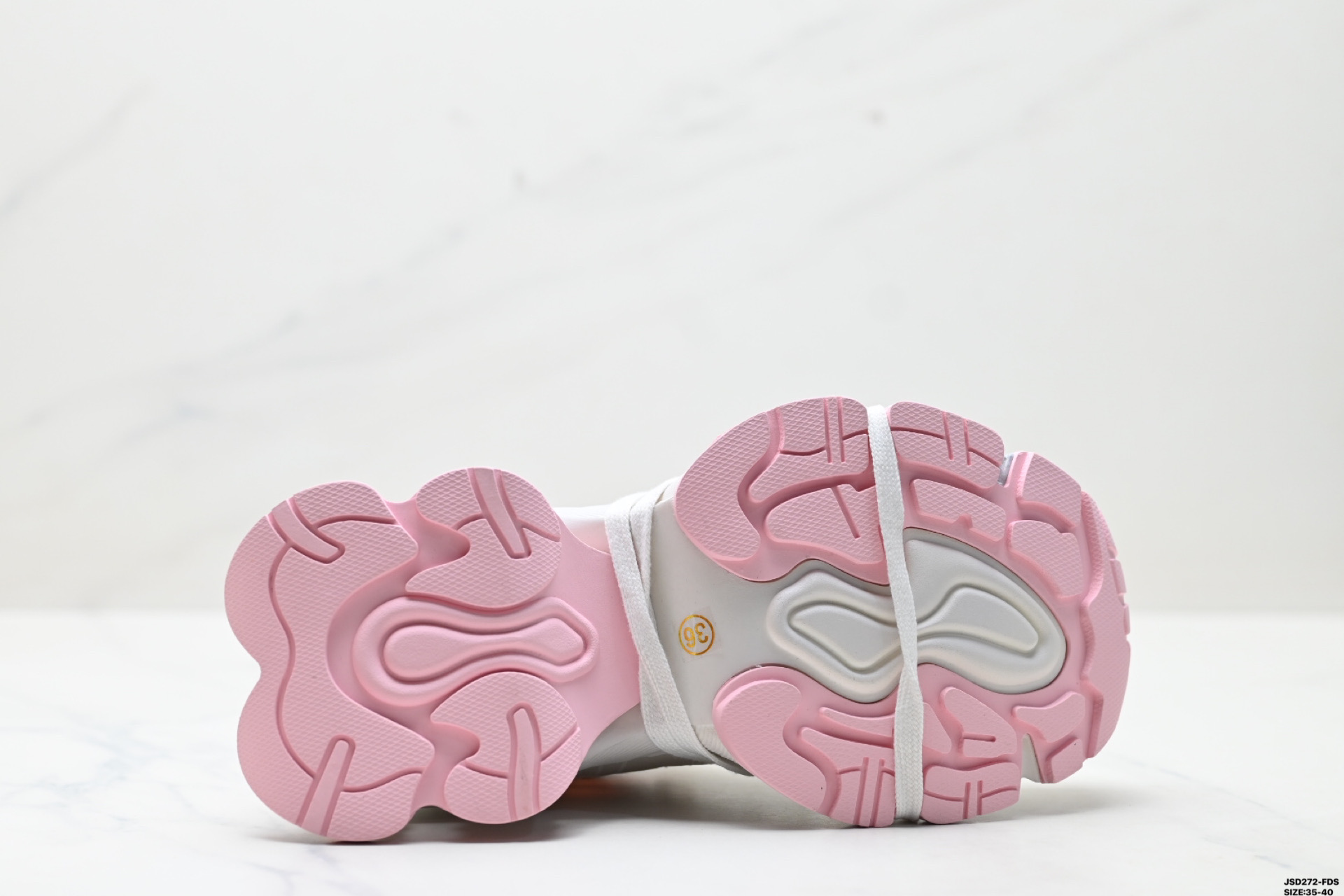 Gucci-CC Platform Sneakers, Silver & Pink, Chunky Sole, Lace-Up, Stylish Women's Shoes 10 i1746636341782 3281 0 8
