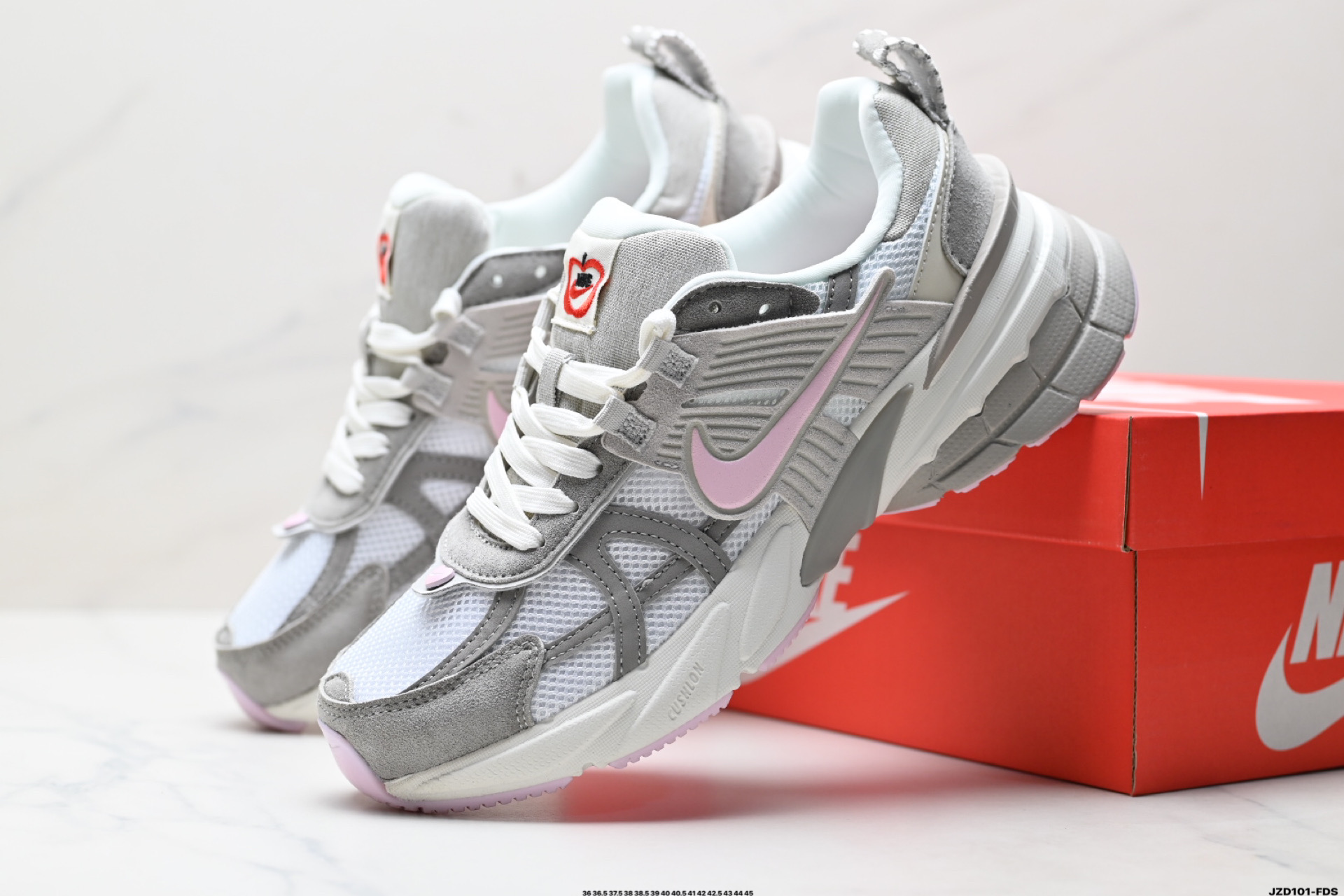 Nike V2K Run Women's Running Shoes - Retro Style, Breathable Mesh, Grey/Silver 3 i1746636608893 6319 0 7