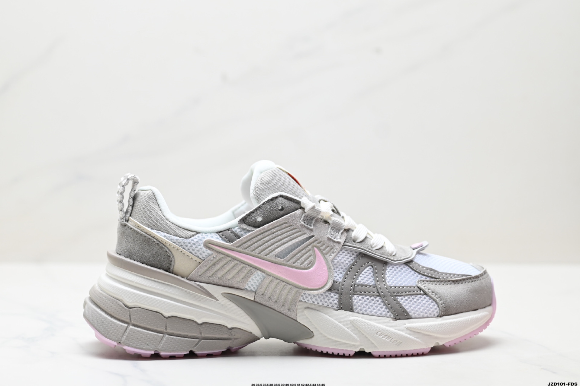Nike V2K Run Women's Running Shoes - Retro Style, Breathable Mesh, Grey/Silver 2 i1746636608894 9027 0 0