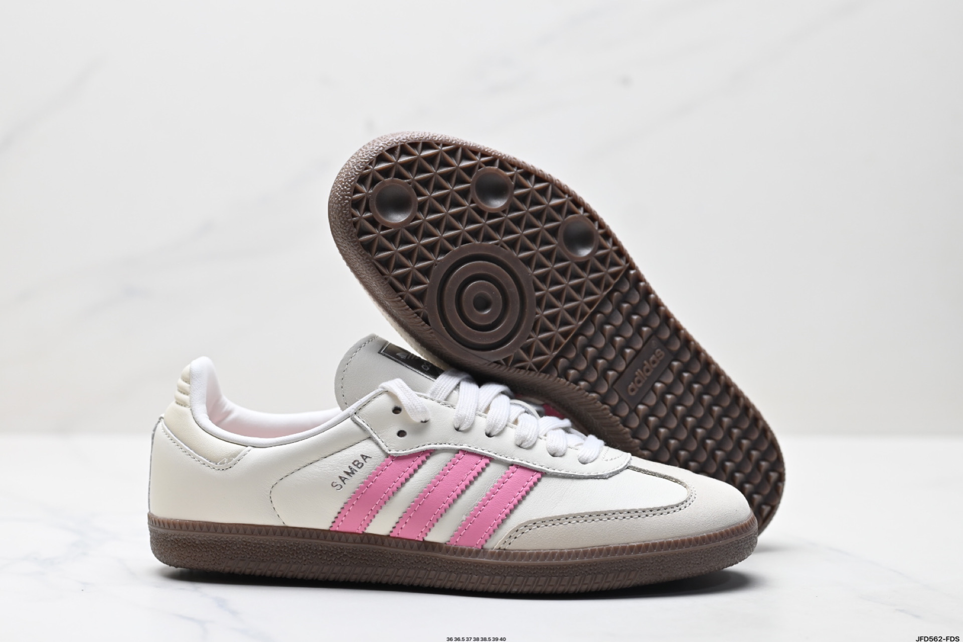 阿迪达斯三叶草Adidas Originals Samba OG 桑巴舞系列绅士德训百搭低帮休闲运动板鞋 IG1962