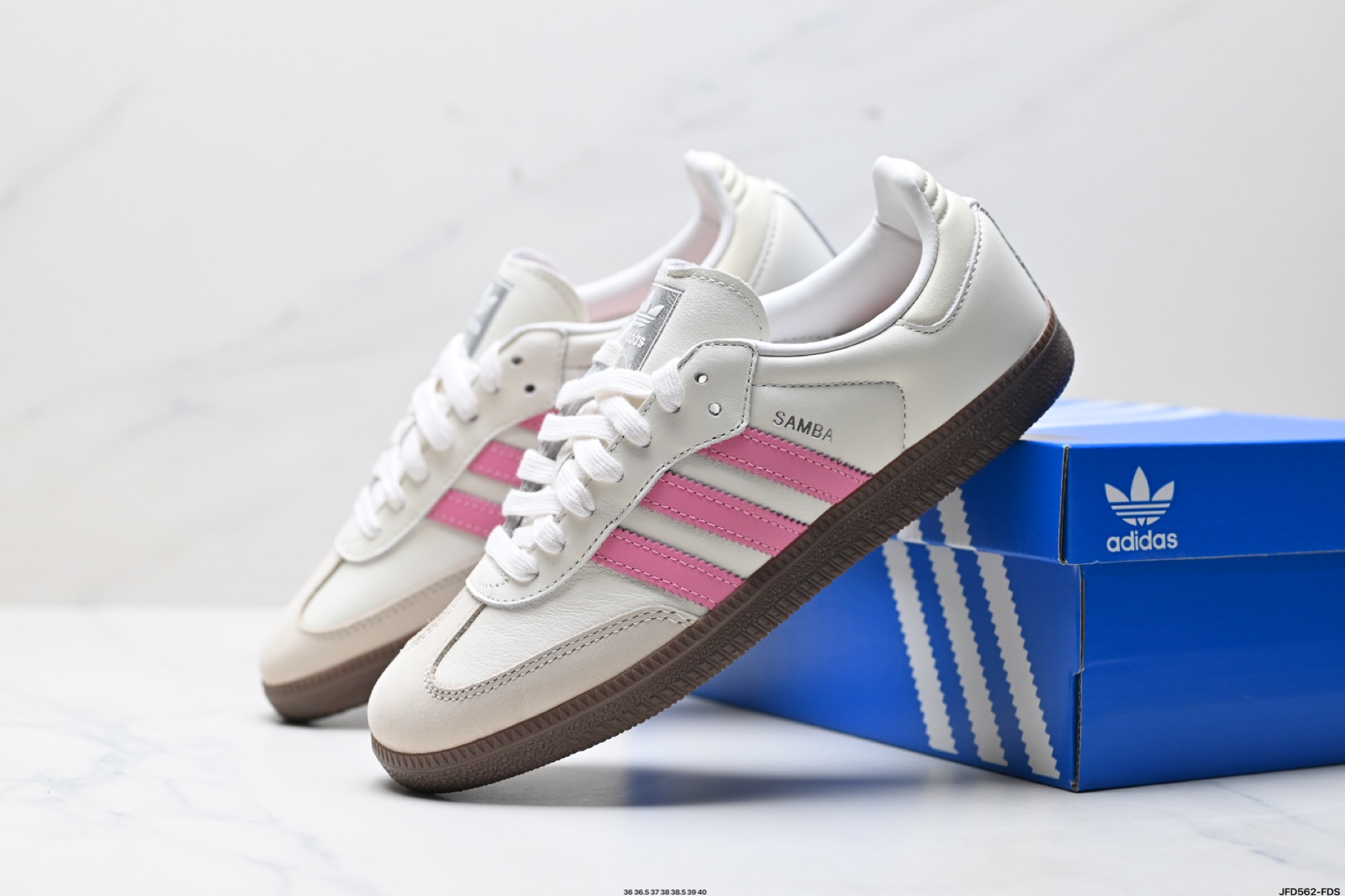 阿迪达斯三叶草Adidas Originals Samba OG 桑巴舞系列绅士德训百搭低帮休闲运动板鞋 IG1962
