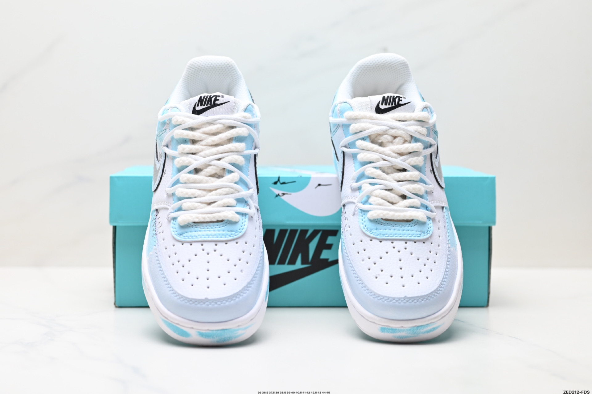 270 NIKE COURT VISION LO ‘DIY’定制 低帮百搭 透气休闲运动板鞋 DH2987-218