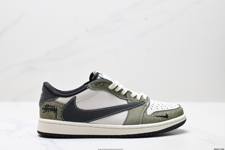 Travis Scott x Air Jordan 1 Reverse Mocha Low-Top Sneakers - Premium Quality 1 Travis Scott x Air Jordan 1 Reverse Mocha Low-Top Sneakers – Premium Quality