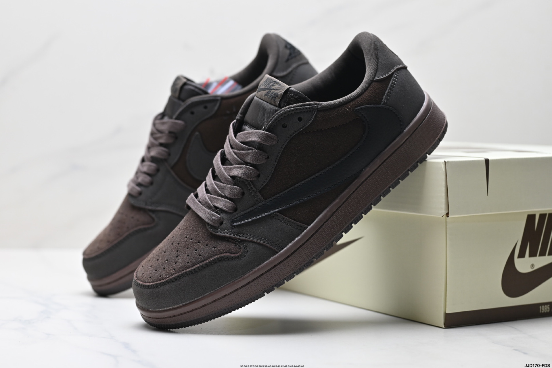 Air Jordan 1 Travis Scott Reverse Mocha Low-Top Sneakers - DM7866-202 9 i1746639921258 9932 0 7