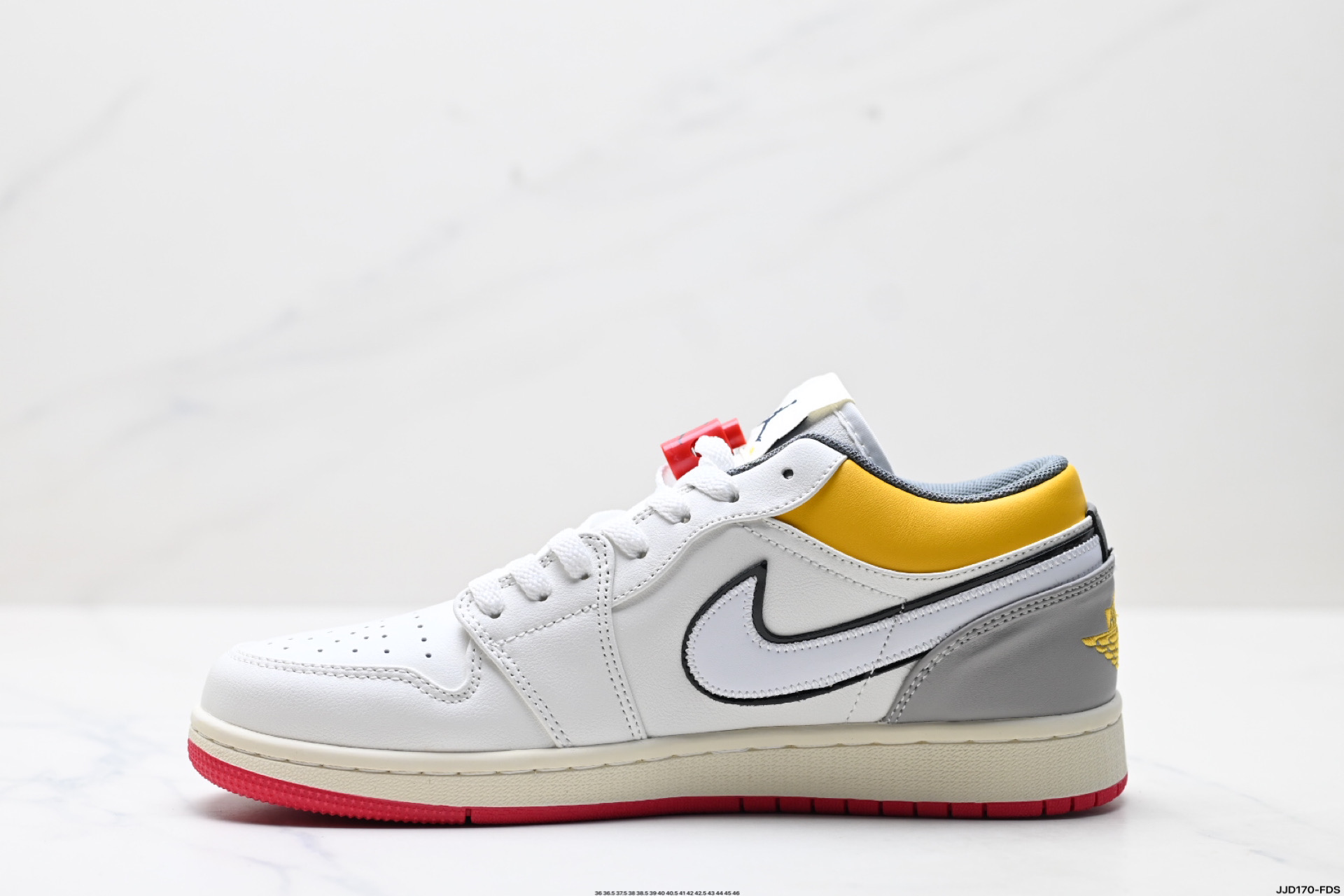 Nike Air Jordan 1 Low SE Casual Shoes - White/Blue/Yellow - HV4511-133 4 i1746639973859 8533 0 2