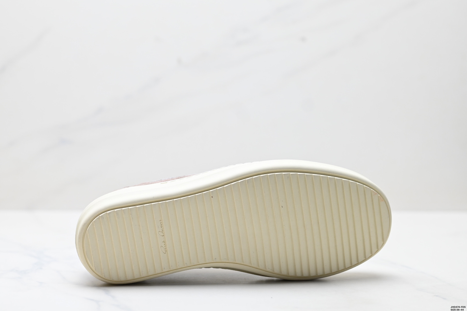 RICK OWENS Hollywood Leather Low-Top Sneakers - Round Toe & Lace-Up 10 i1746640714963 4941 0 8