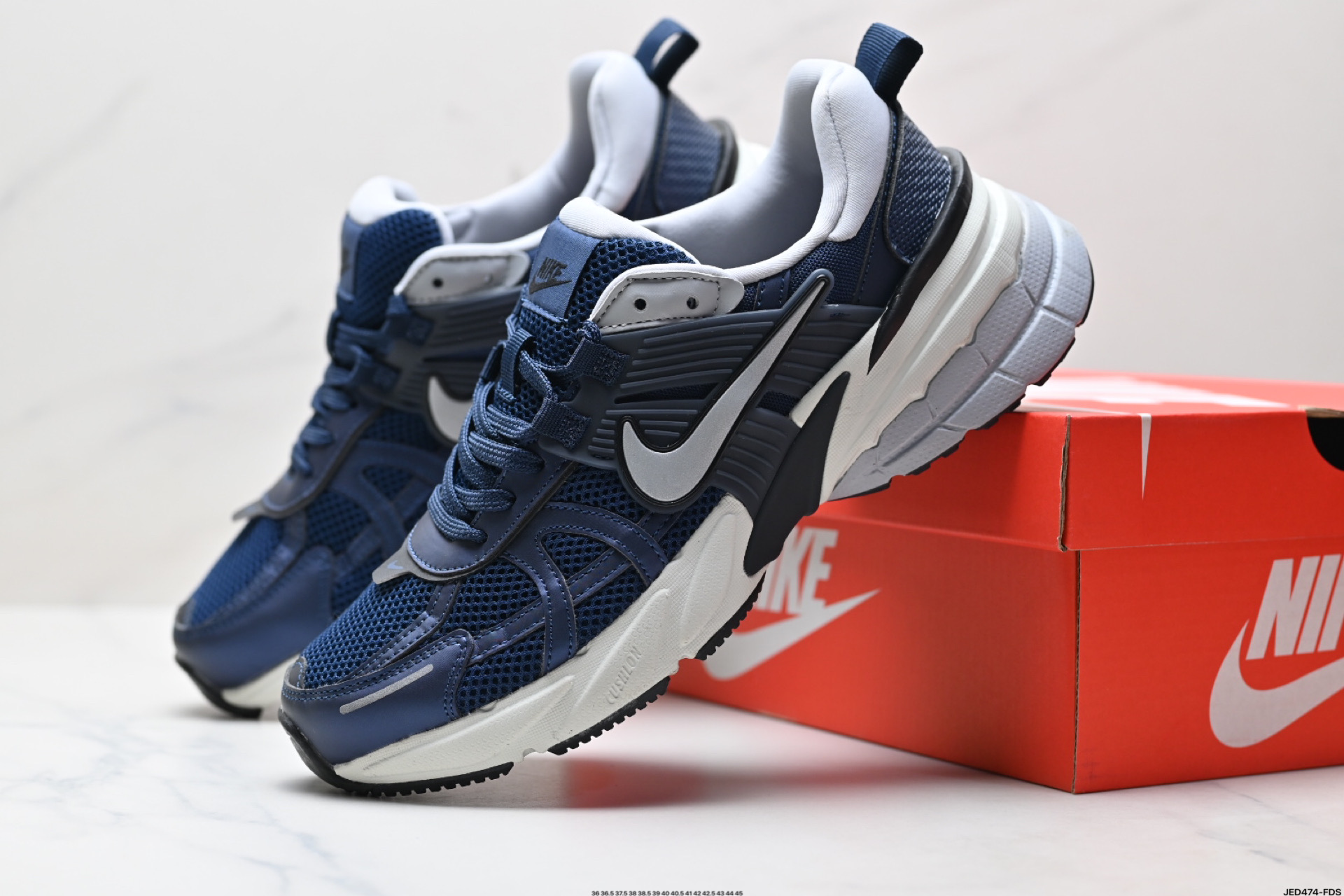 Nike V2K Run Running Shoes - Retro Style, Breathable Mesh, Gray/Silver 6 i1746640891240 4830 0 7